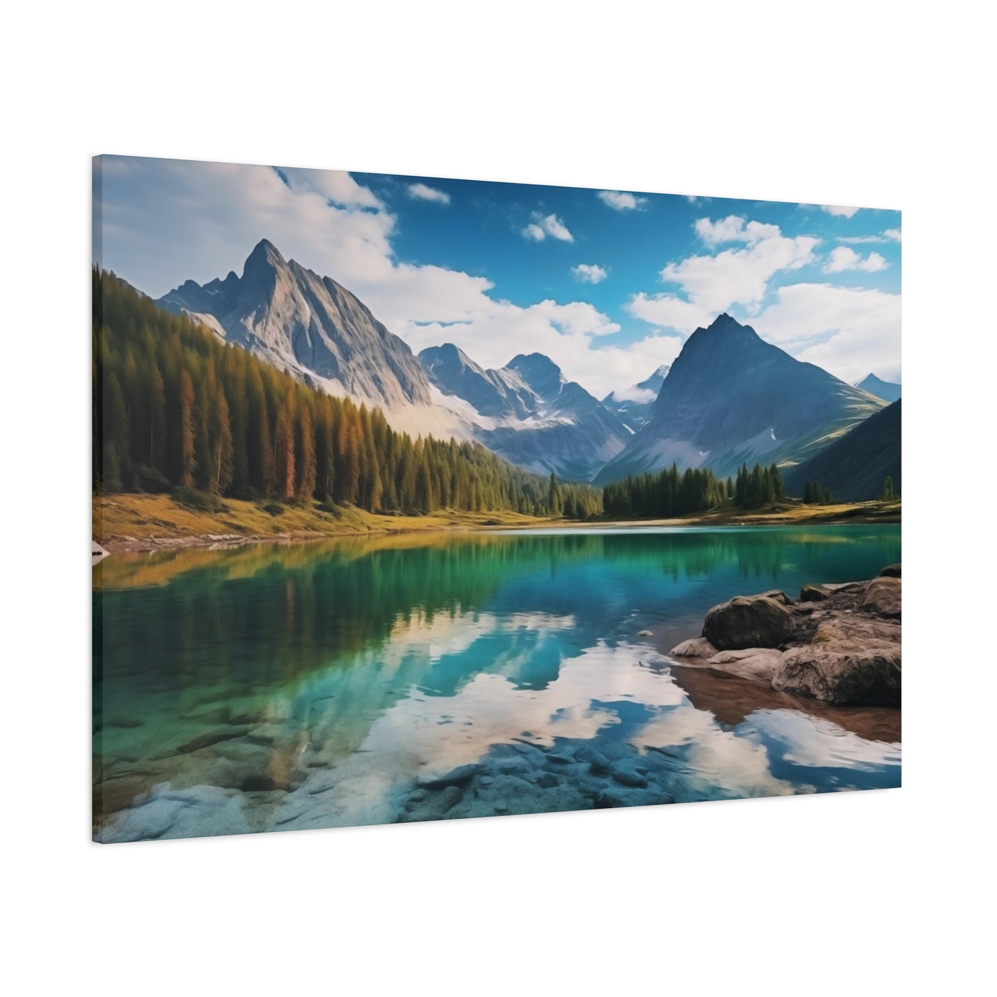 Bluelake Beauty - Matte Canvas, Stretched, 1.25"