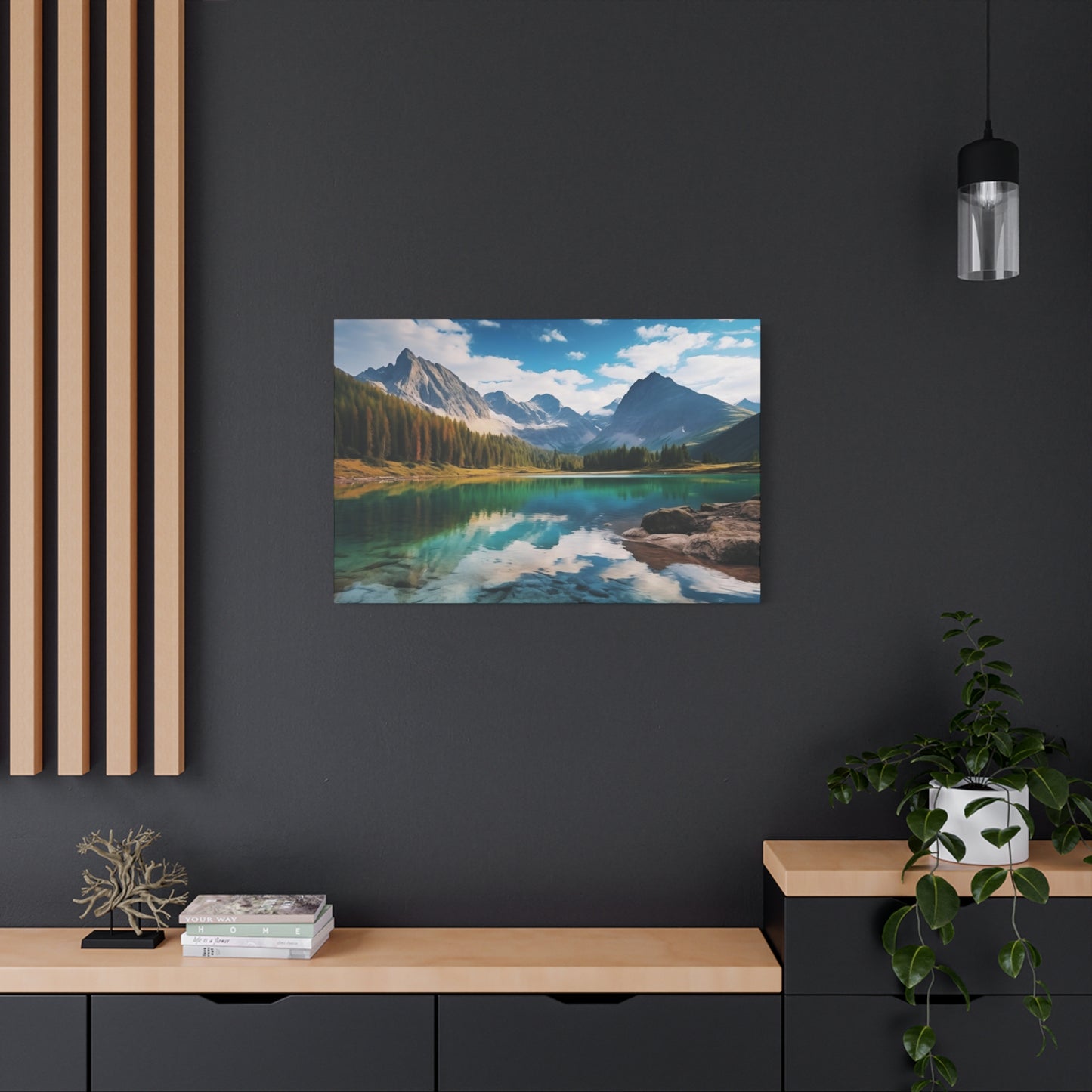 Bluelake Beauty - Matte Canvas, Stretched, 1.25"