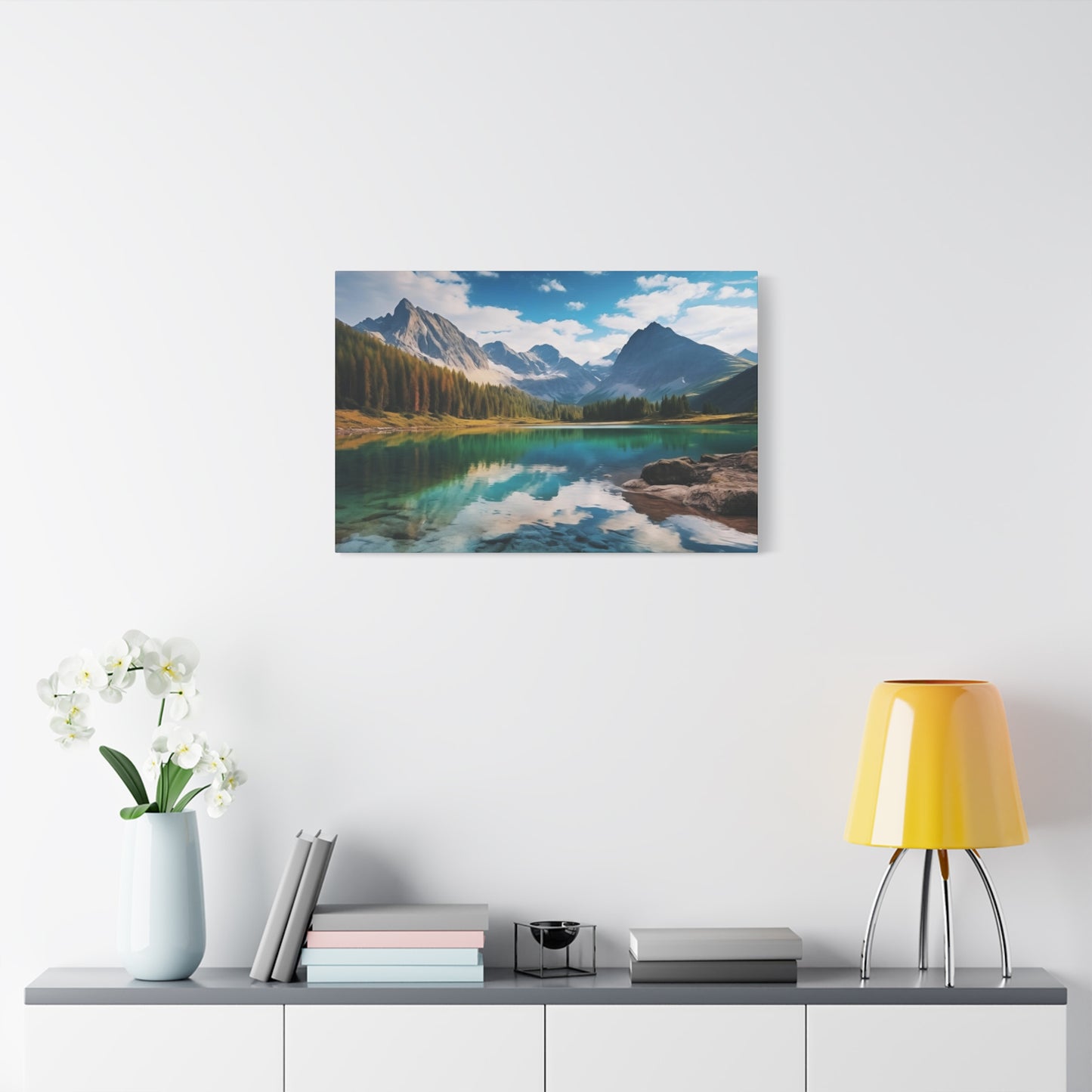 Bluelake Beauty - Matte Canvas, Stretched, 1.25"