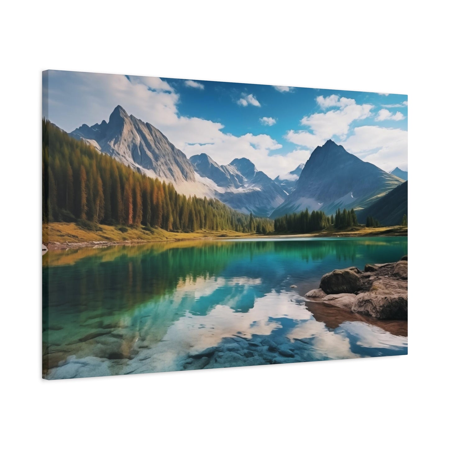 Bluelake Beauty - Matte Canvas, Stretched, 1.25"