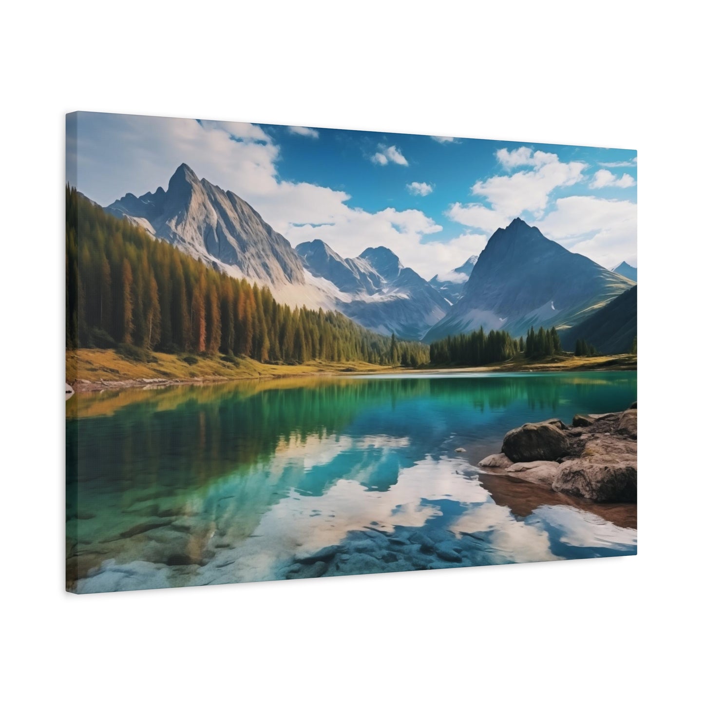 Bluelake Beauty - Matte Canvas, Stretched, 1.25"