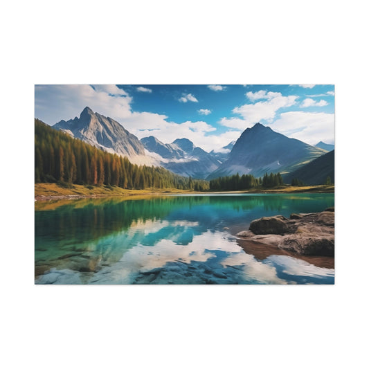 Bluelake Beauty - Matte Canvas, Stretched, 1.25"