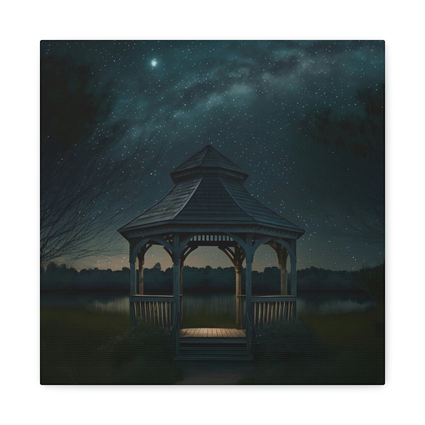 Gazebo Melancholy - Matte Canvas, Stretched, 1.25"