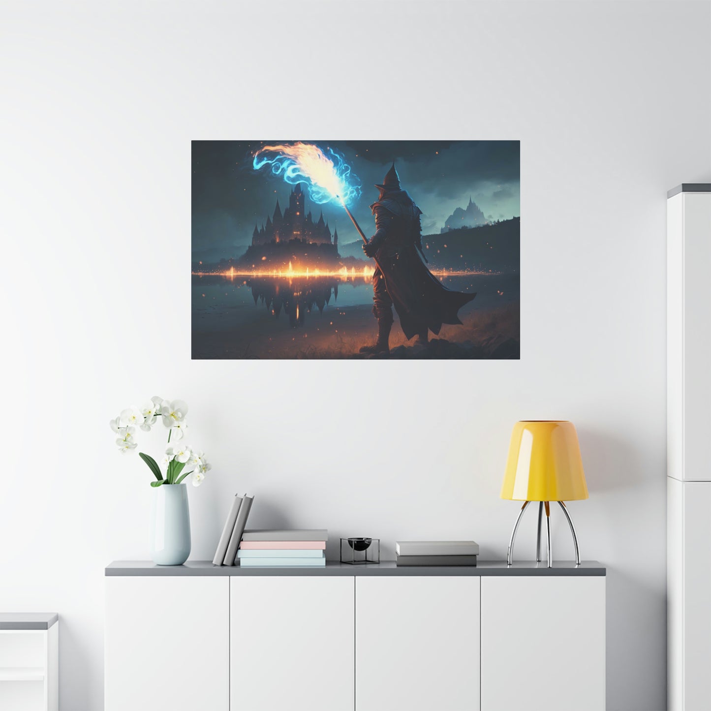 Blazing Night - Matte Canvas, Stretched, 1.25"