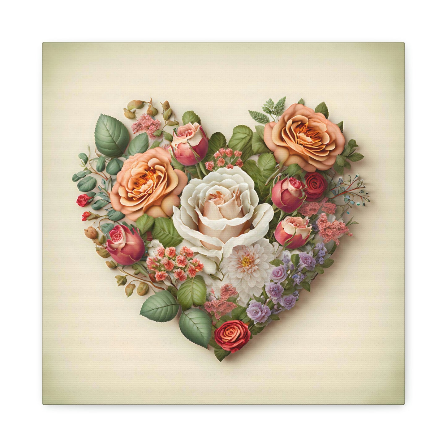 Heartfelt Bouquet - Matte Canvas, Stretched, 1.25"