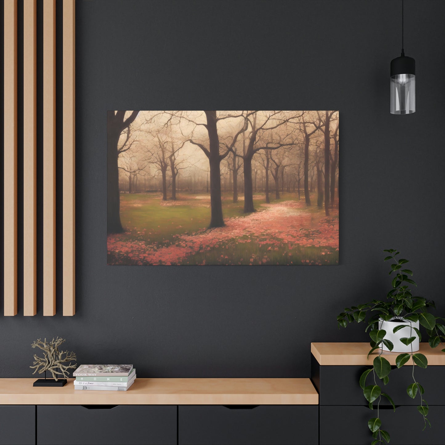 Foggy Park - Matte Canvas, Stretched, 1.25"