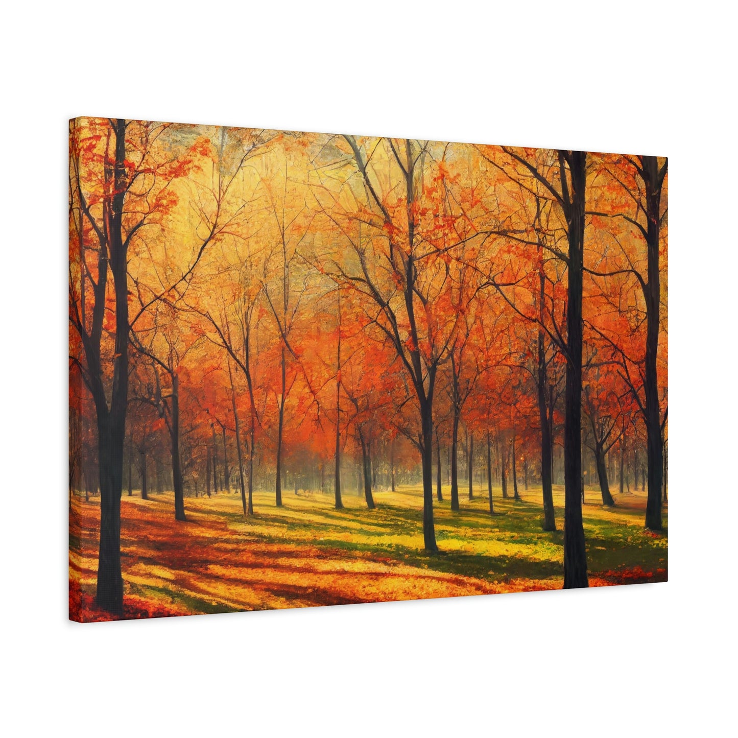 Gold and Green Rivalry - Matte Canvas, Stretched, 1.25"