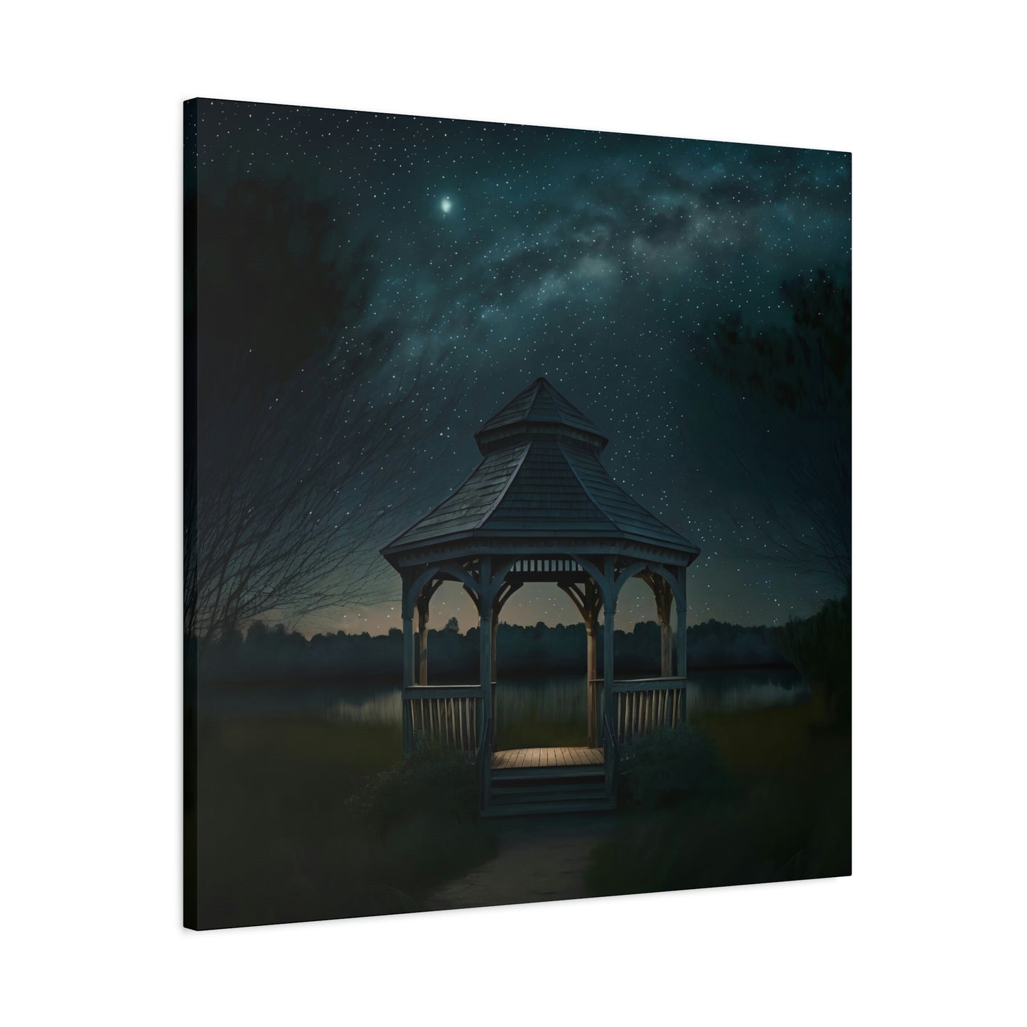 Gazebo Melancholy - Matte Canvas, Stretched, 1.25"