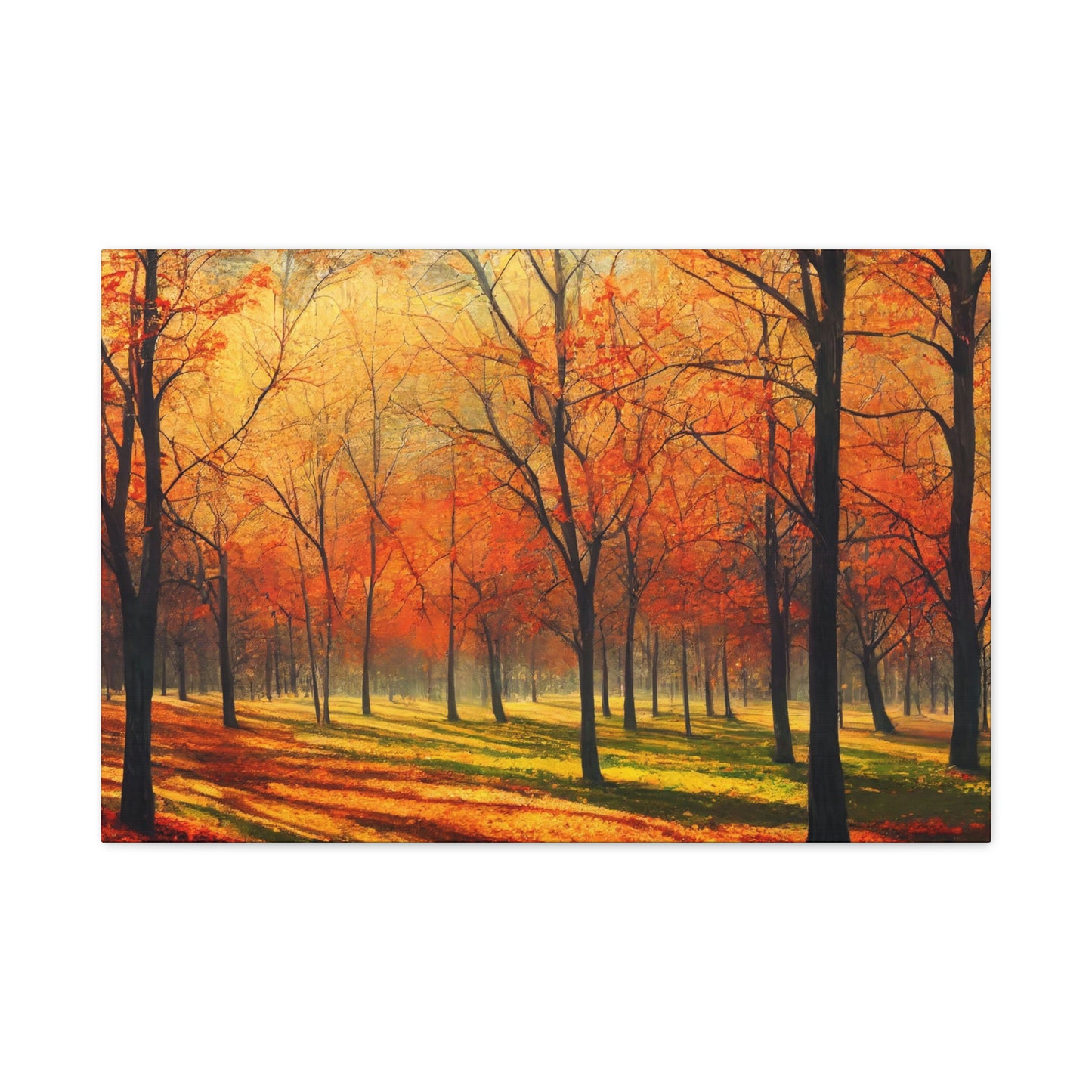 Gold and Green Rivalry - Matte Canvas, Stretched, 1.25"