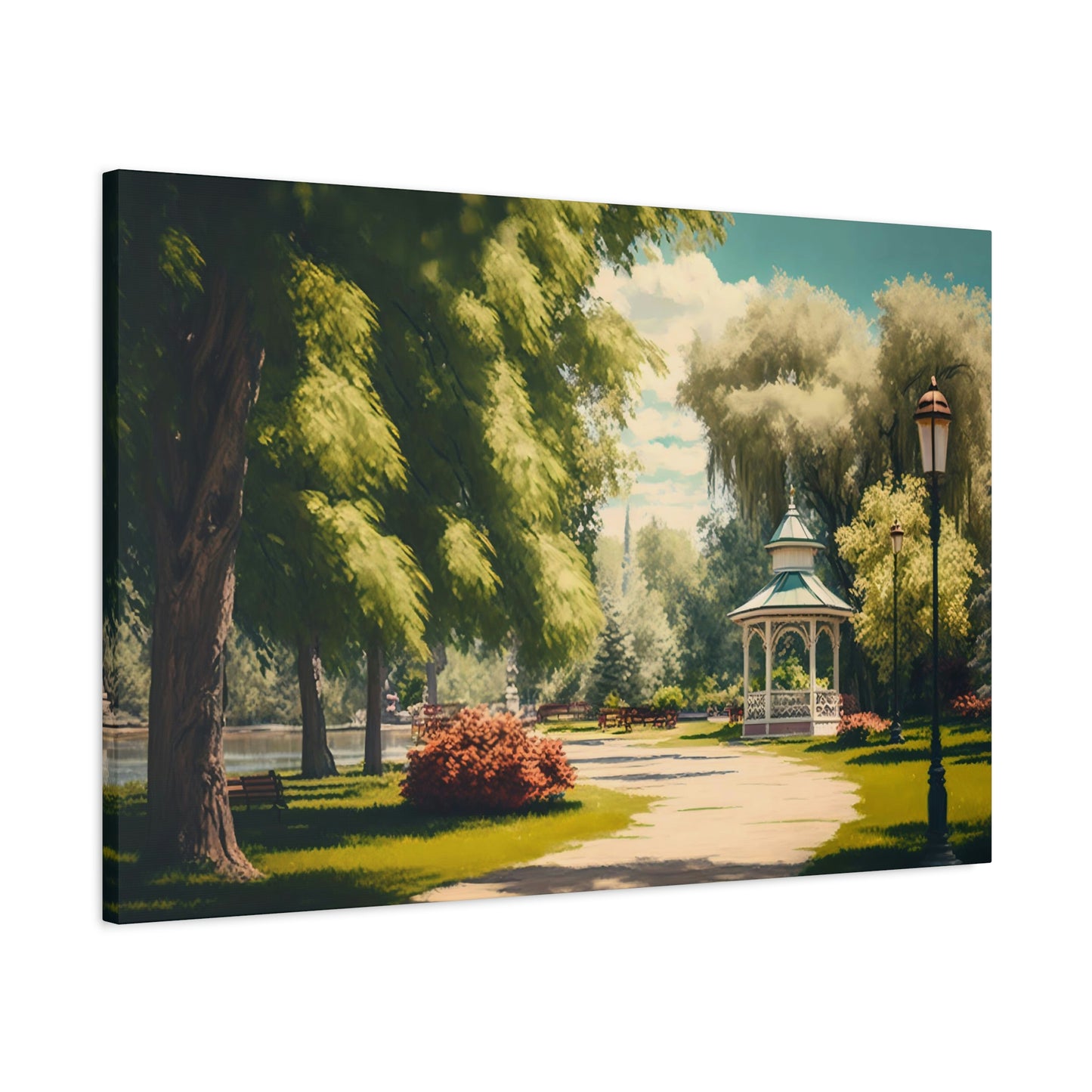 Summer Park - Matte Canvas, Stretched, 1.25"