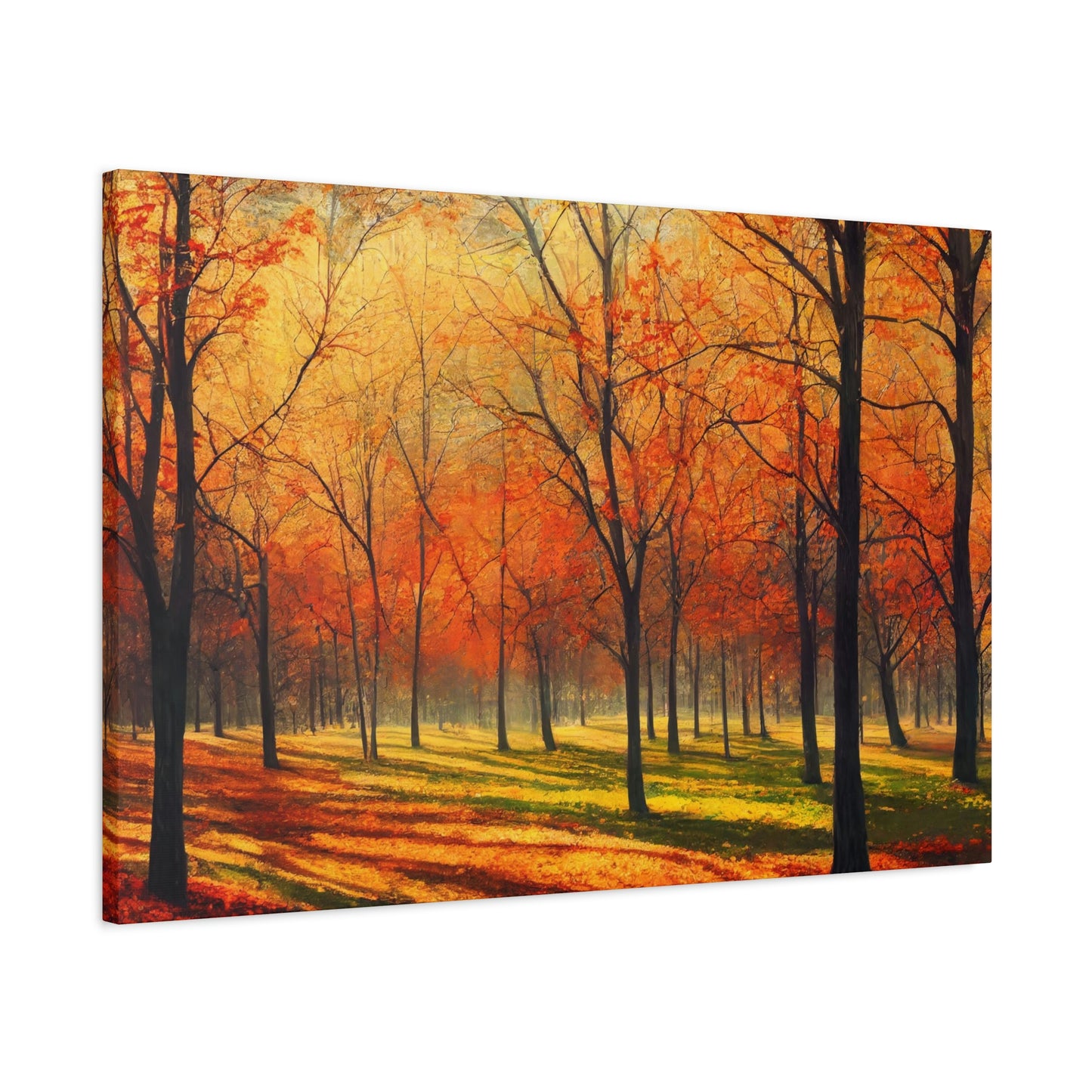 Gold and Green Rivalry - Matte Canvas, Stretched, 1.25"