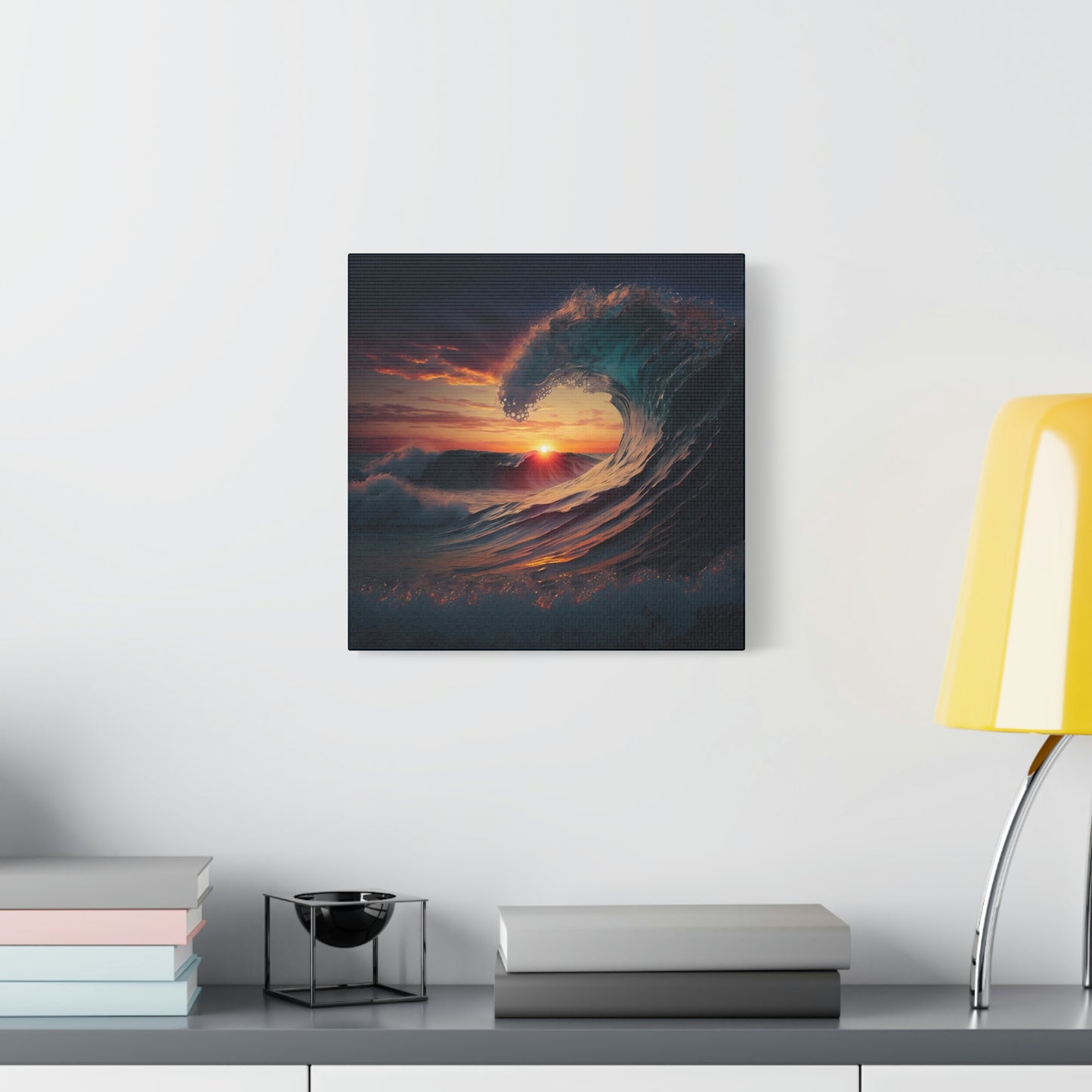 Sunset Waves - Matte Canvas, Stretched, 1.25"
