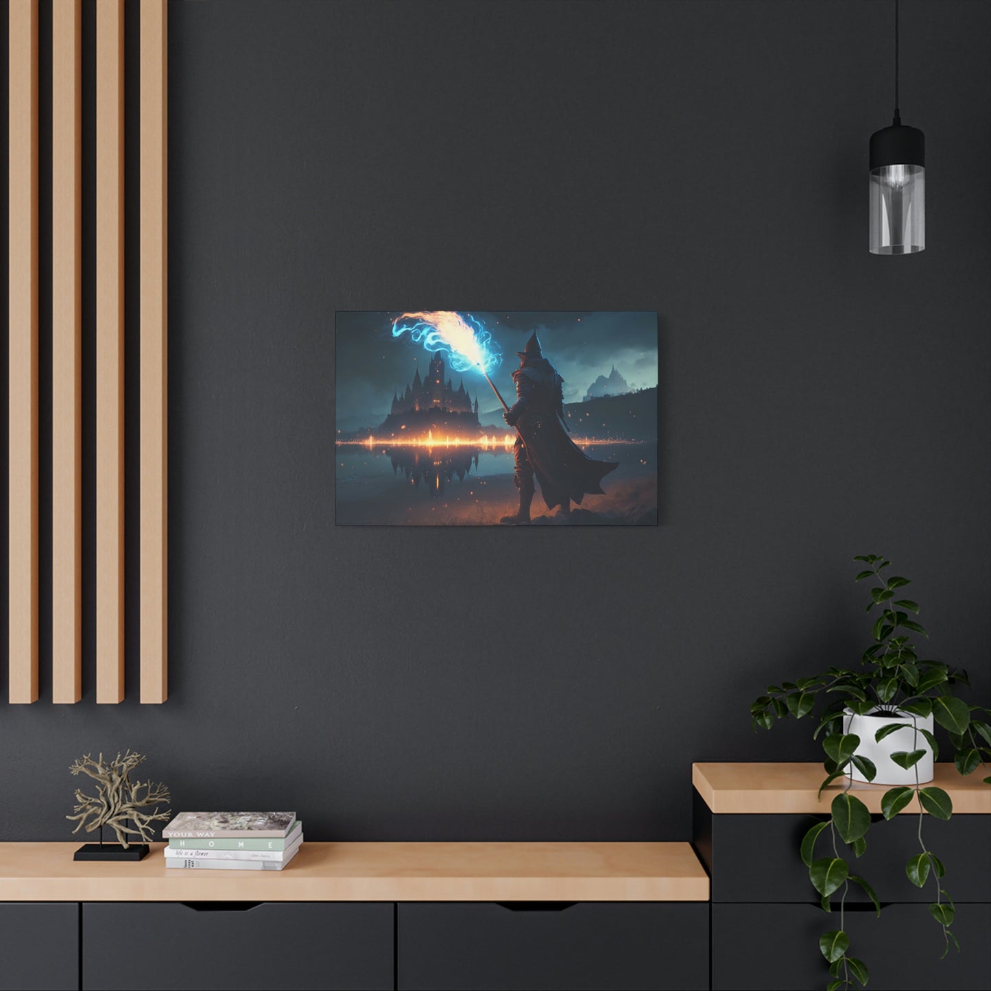 Blazing Night - Matte Canvas, Stretched, 1.25"