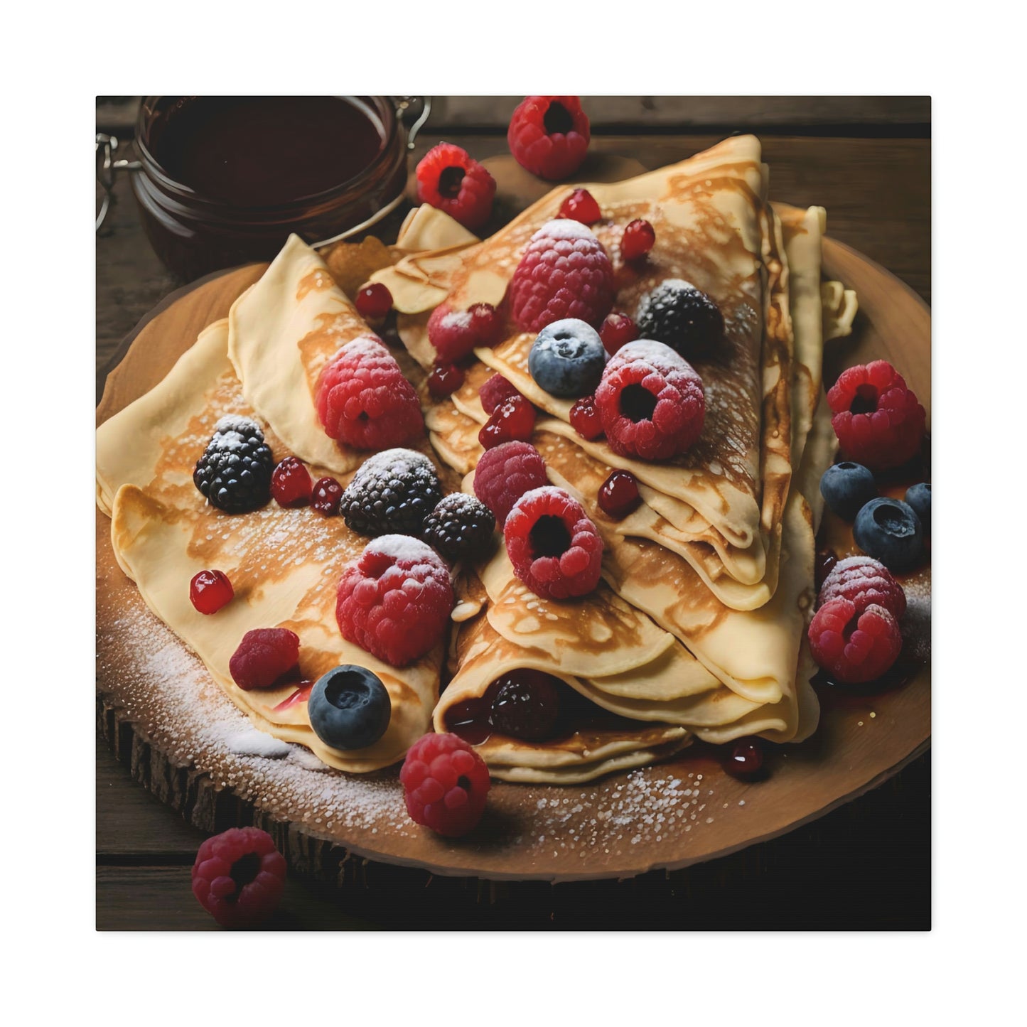 Village House Crepes - Matte Canvas, Stretched, 1.25"
