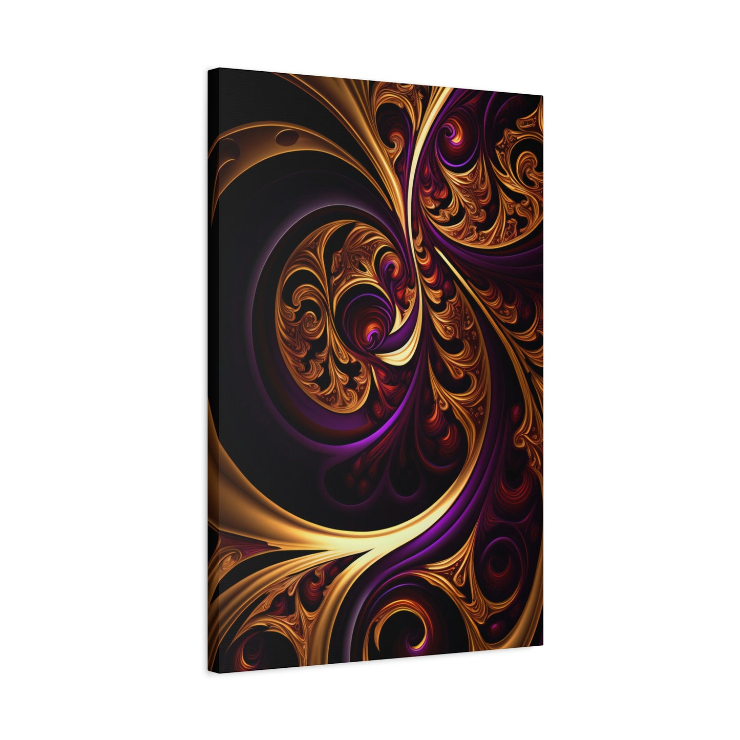 Gilded Swirls - Matte Canvas, Stretched, 1.25"