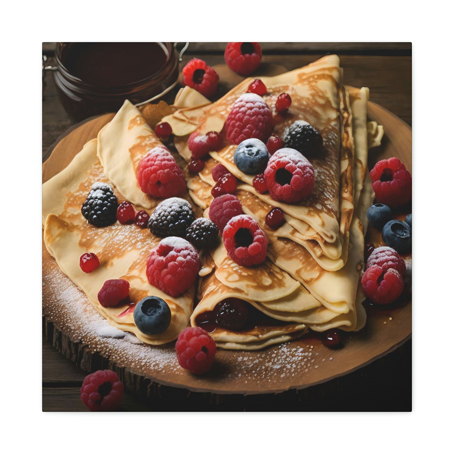 Village House Crepes - Matte Canvas, Stretched, 1.25"