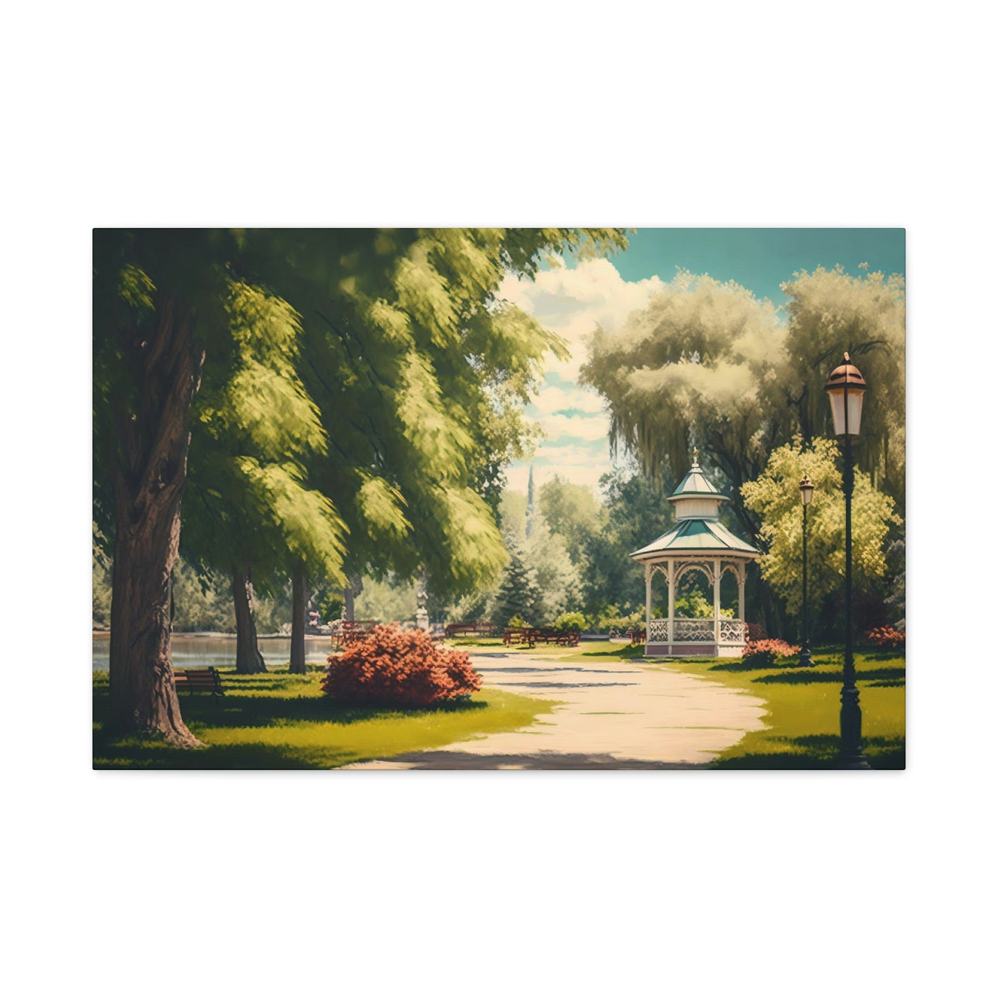 Summer Park - Matte Canvas, Stretched, 1.25"