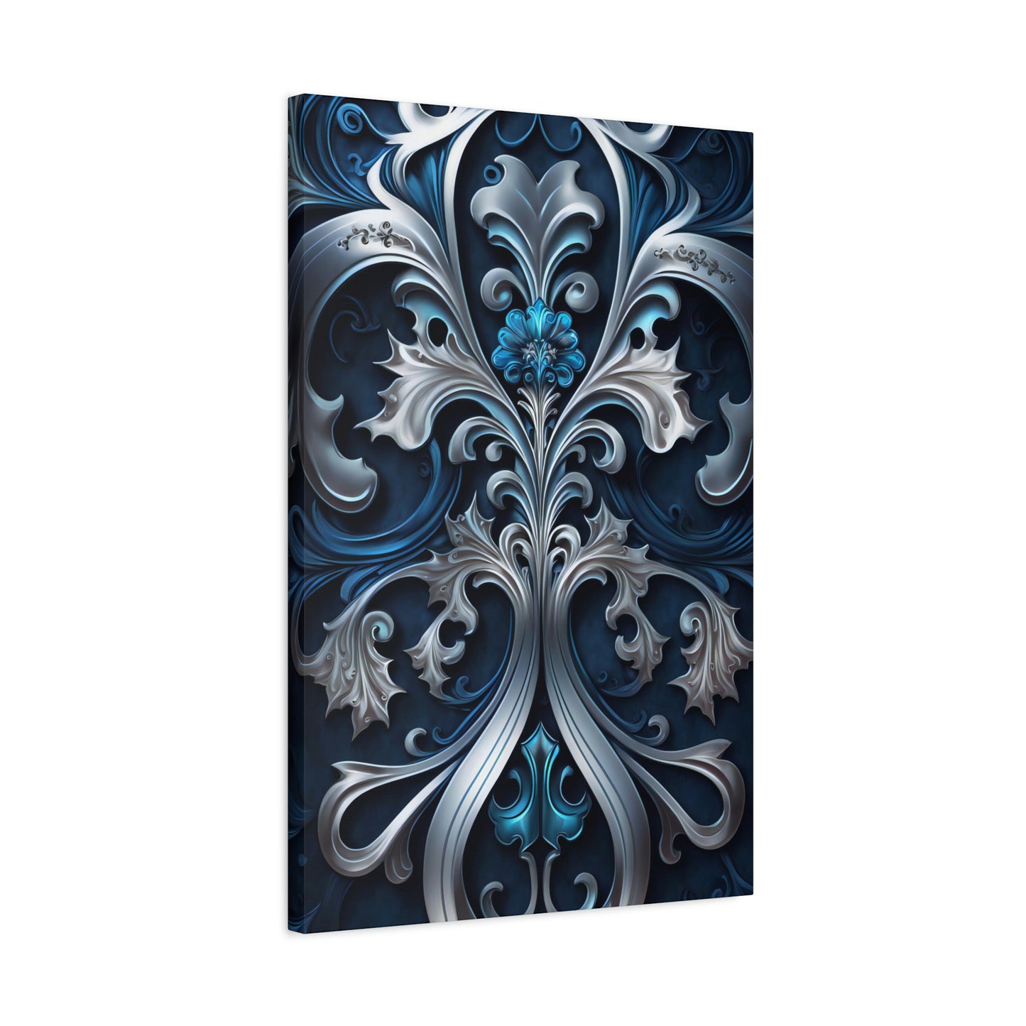 Midnight Silver Luster - Matte Canvas, Stretched, 1.25"