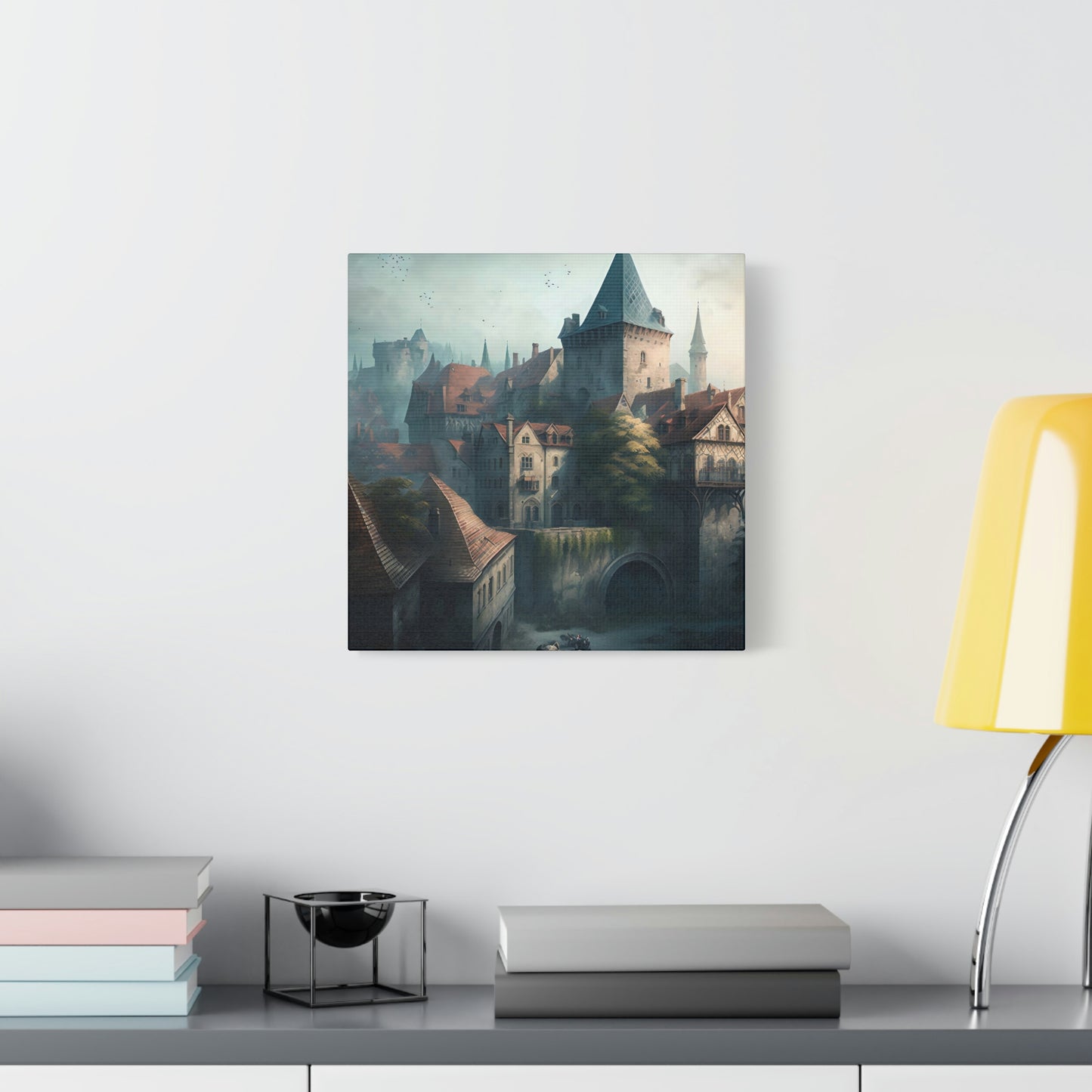 Castle Townscape - Matte Canvas, Stretched, 1.25"