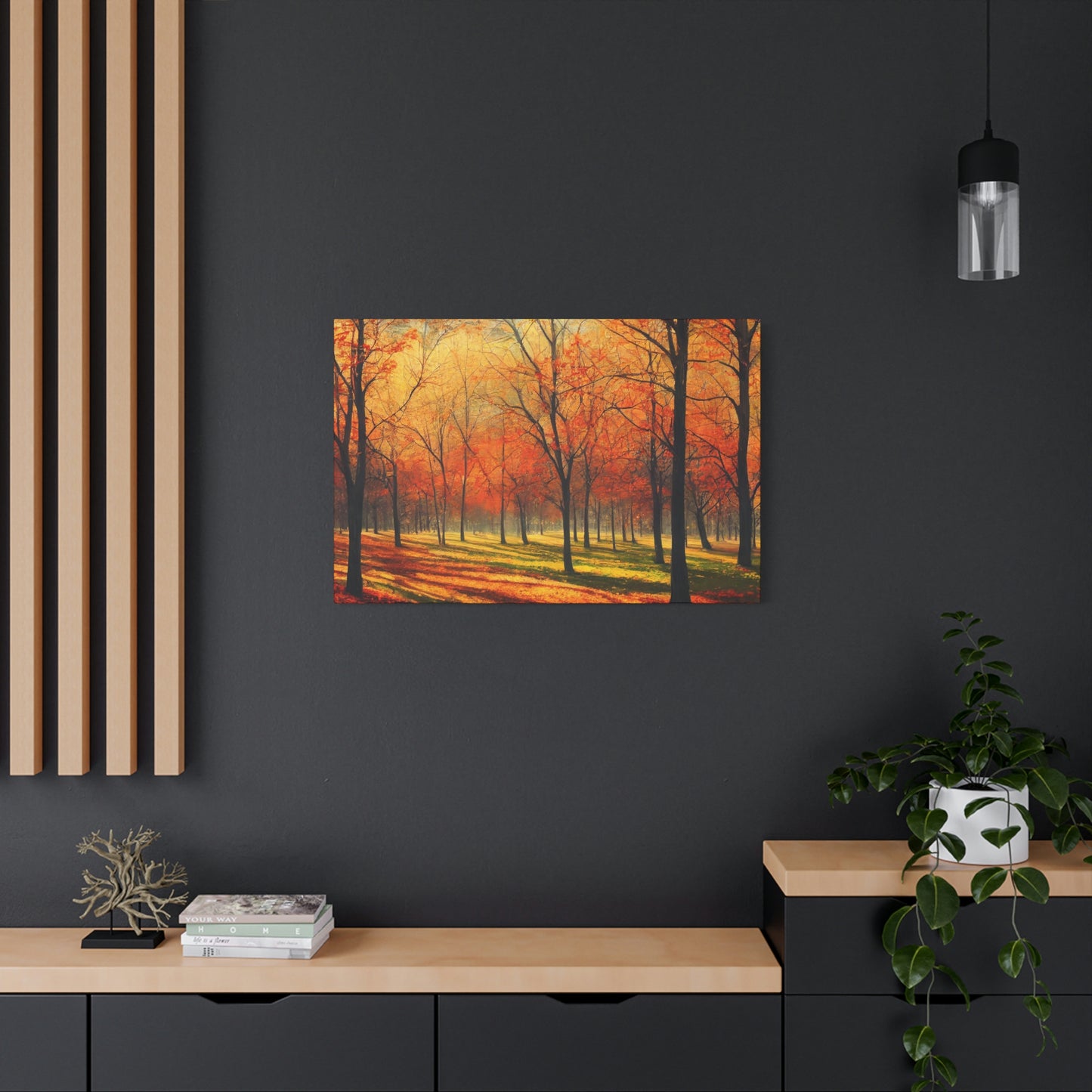 Gold and Green Rivalry - Matte Canvas, Stretched, 1.25"