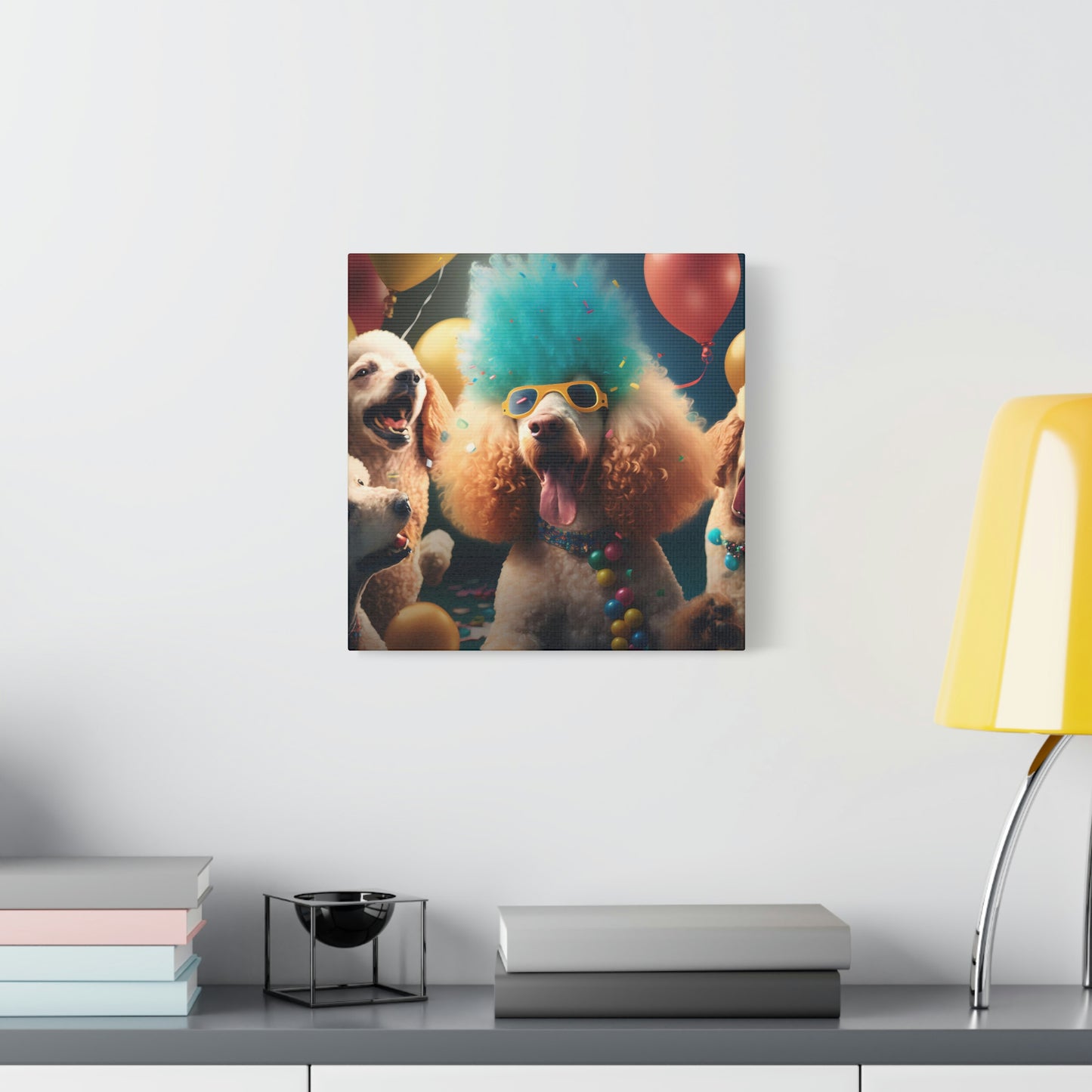Poodle Party - Matte Canvas