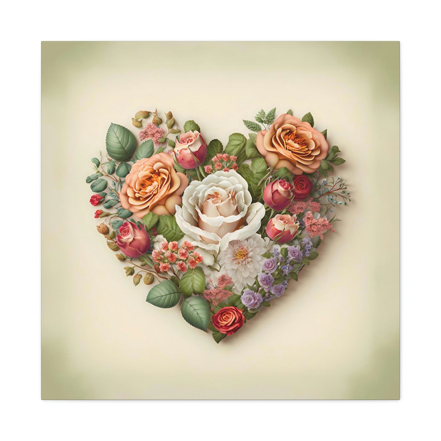 Heartfelt Bouquet - Matte Canvas, Stretched, 1.25"