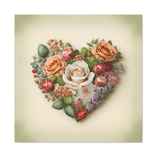 Heartfelt Bouquet - Matte Canvas, Stretched, 1.25"