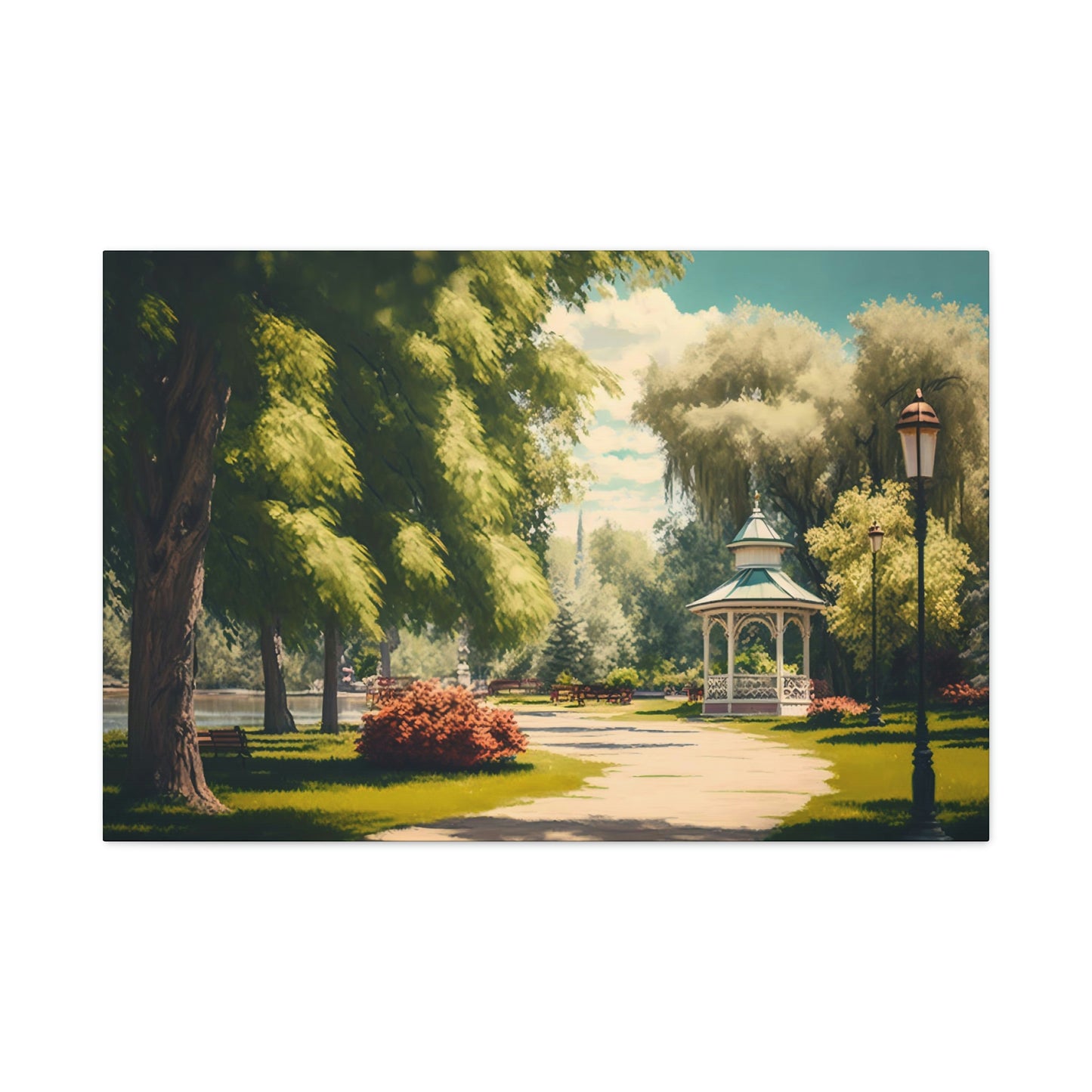 Summer Park - Matte Canvas, Stretched, 1.25"