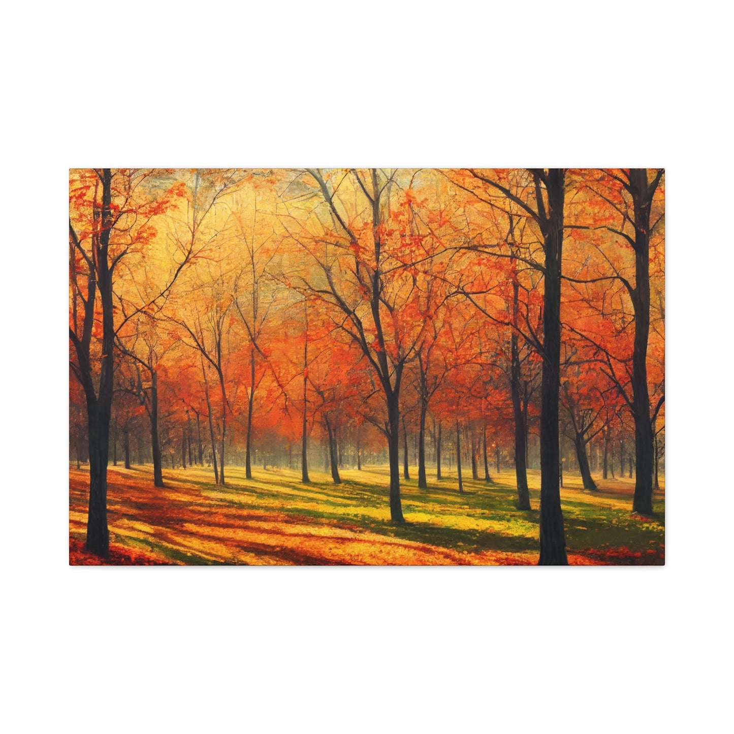 Gold and Green Rivalry - Matte Canvas, Stretched, 1.25"