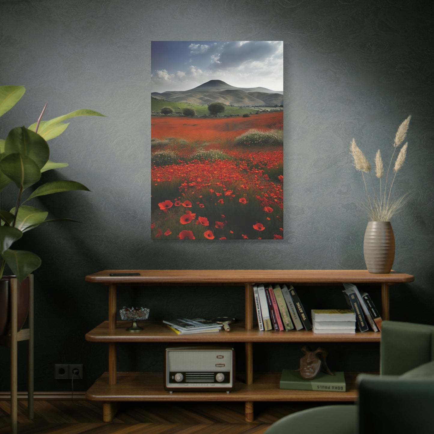 Poppy Field - Matte Canvas, Stretched, 1.25"