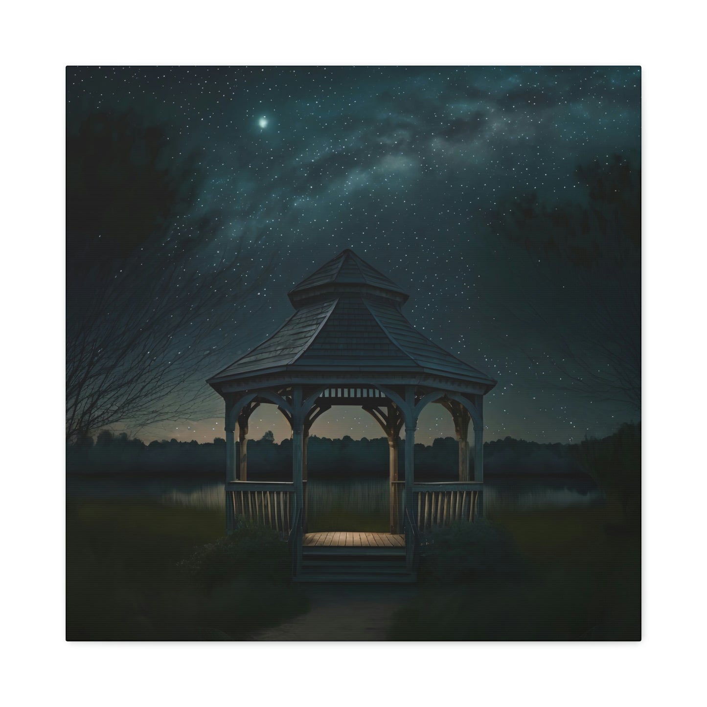 Gazebo Melancholy - Matte Canvas, Stretched, 1.25"