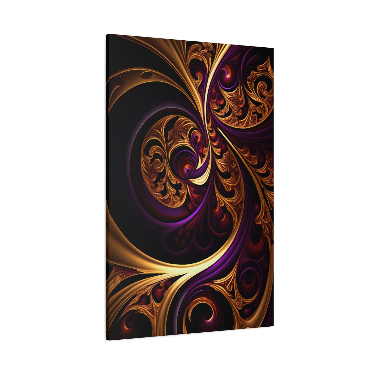 Gilded Swirls - Matte Canvas, Stretched, 1.25"