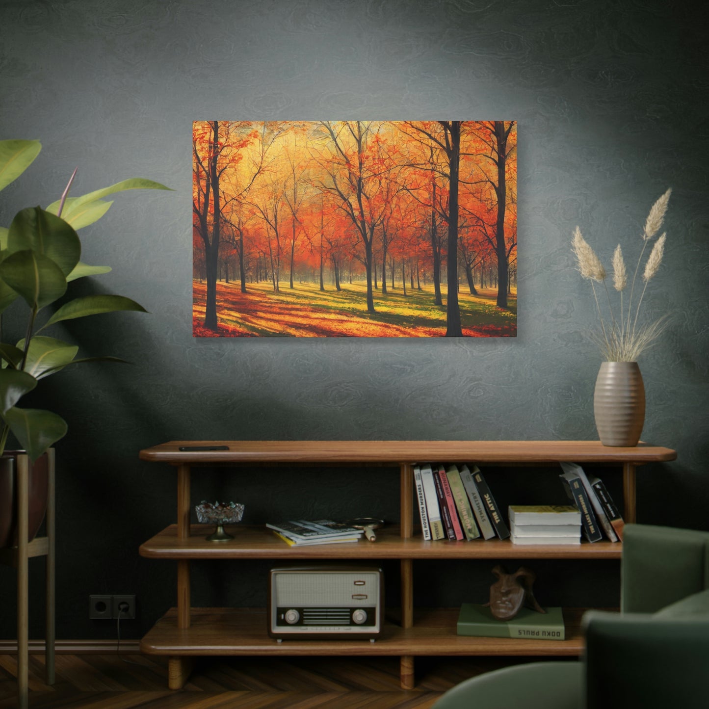 Gold and Green Rivalry - Matte Canvas, Stretched, 1.25"