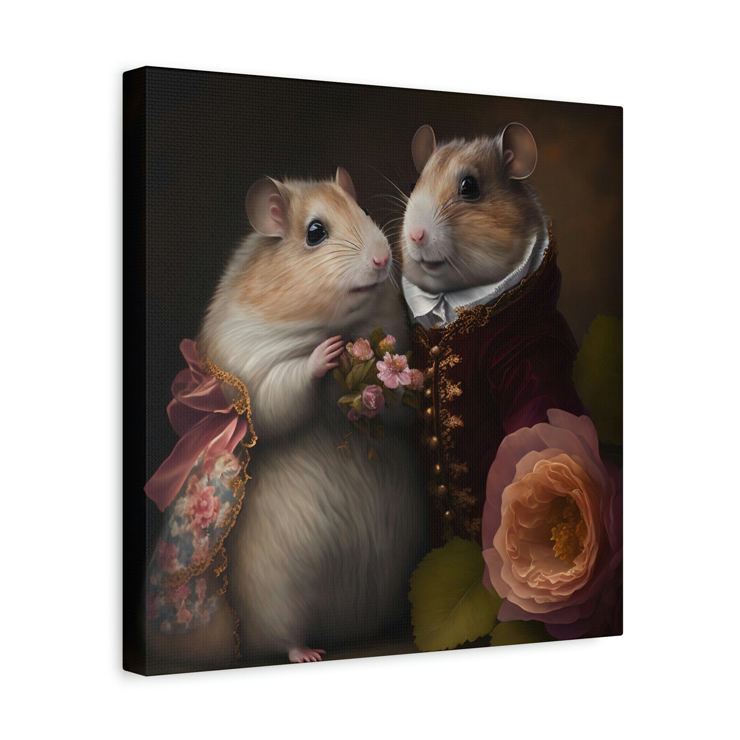 Mr. and Mrs. Whiskers - Matte Canvas, Stretched, 1.25"
