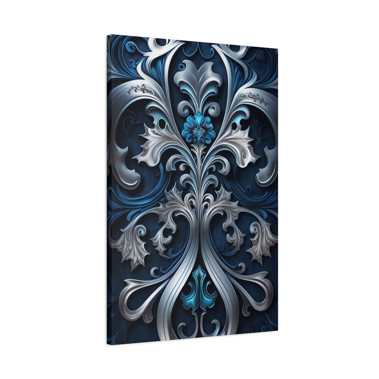 Midnight Silver Luster - Matte Canvas, Stretched, 1.25"