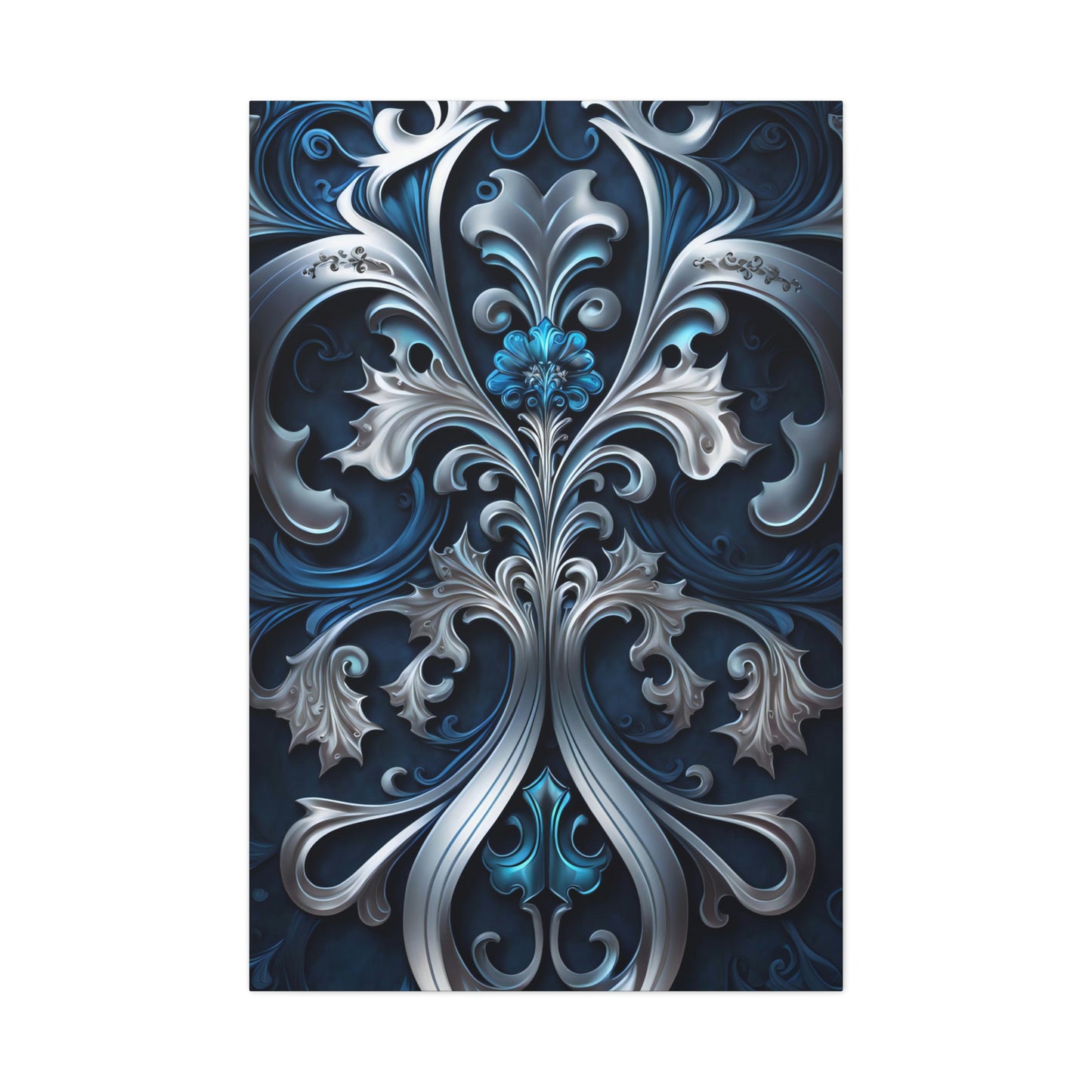 Midnight Silver Luster - Matte Canvas, Stretched, 1.25"