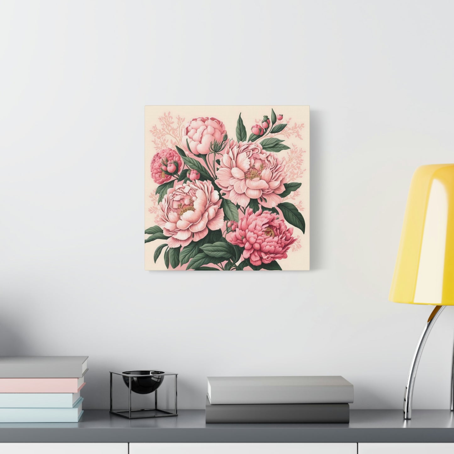 Pink Peony - Matte Canvas, Stretched, 1.25"