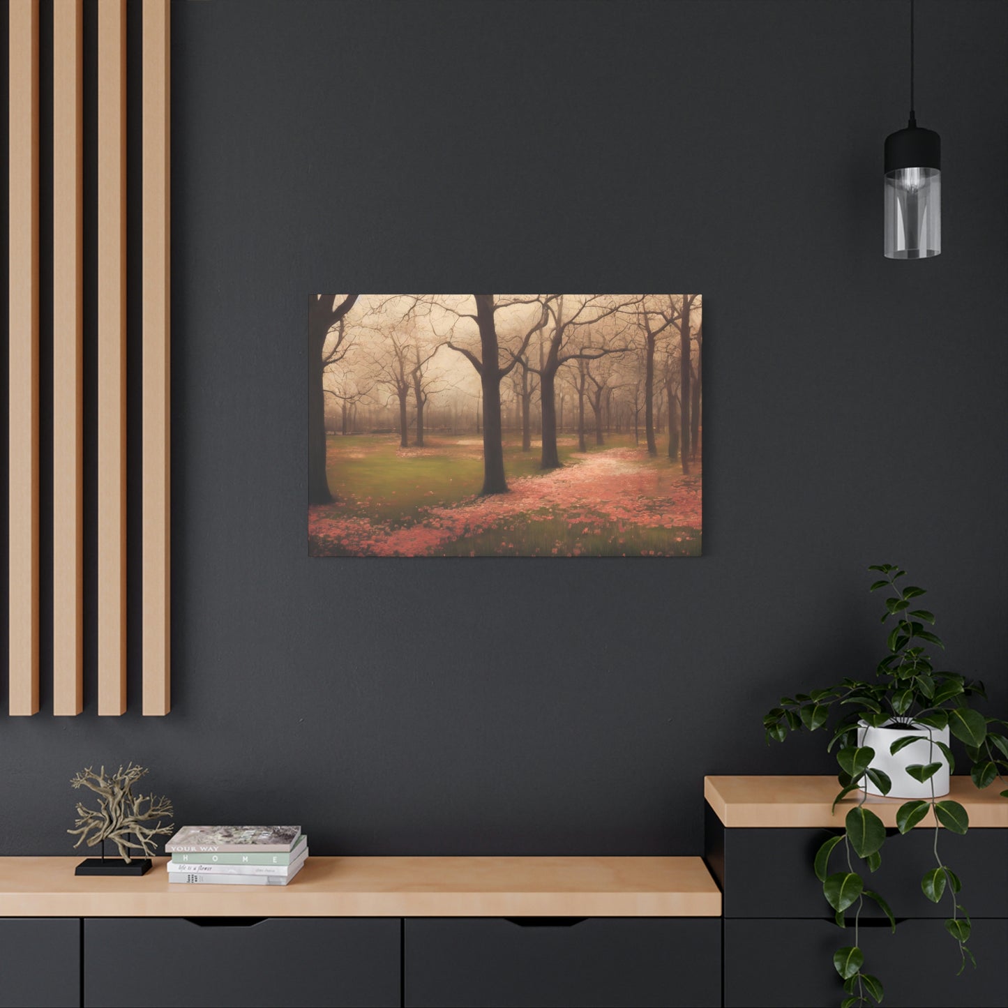 Foggy Park - Matte Canvas, Stretched, 1.25"