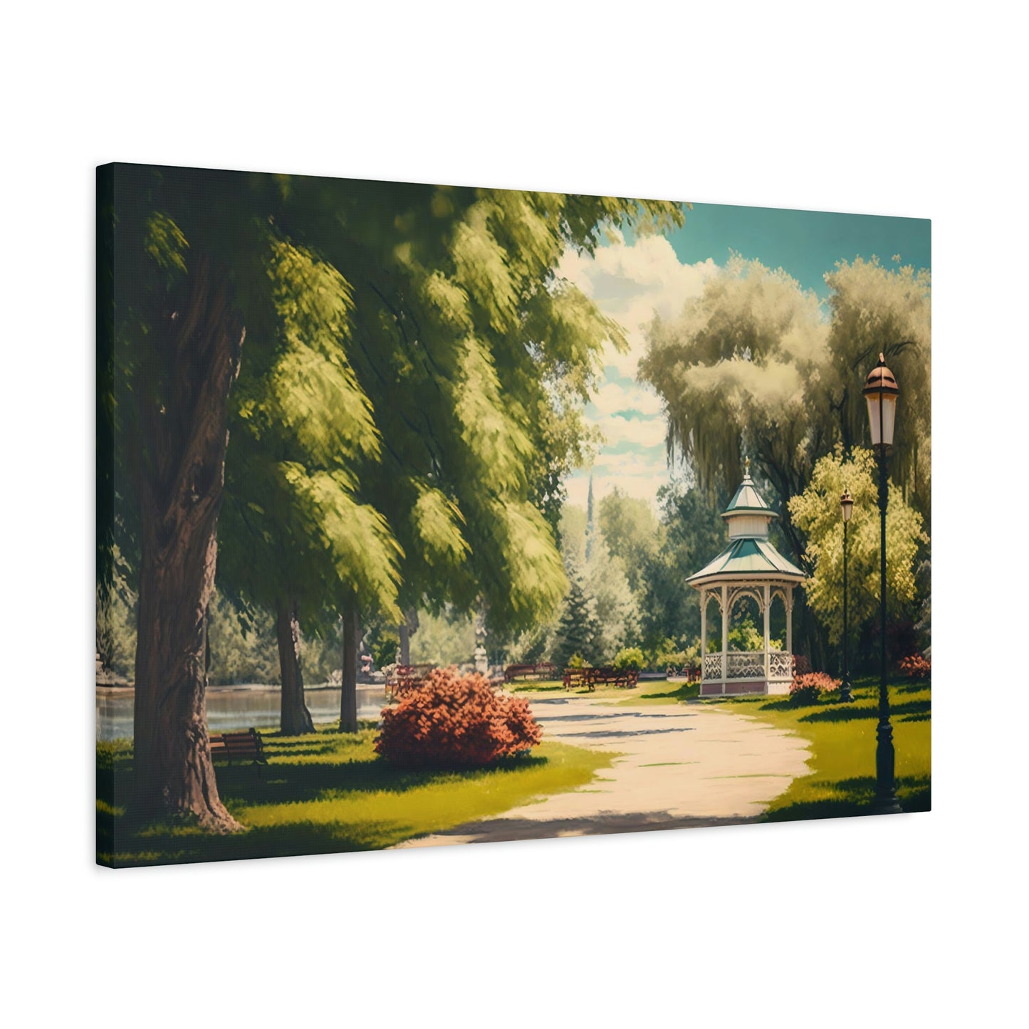 Summer Park - Matte Canvas, Stretched, 1.25"