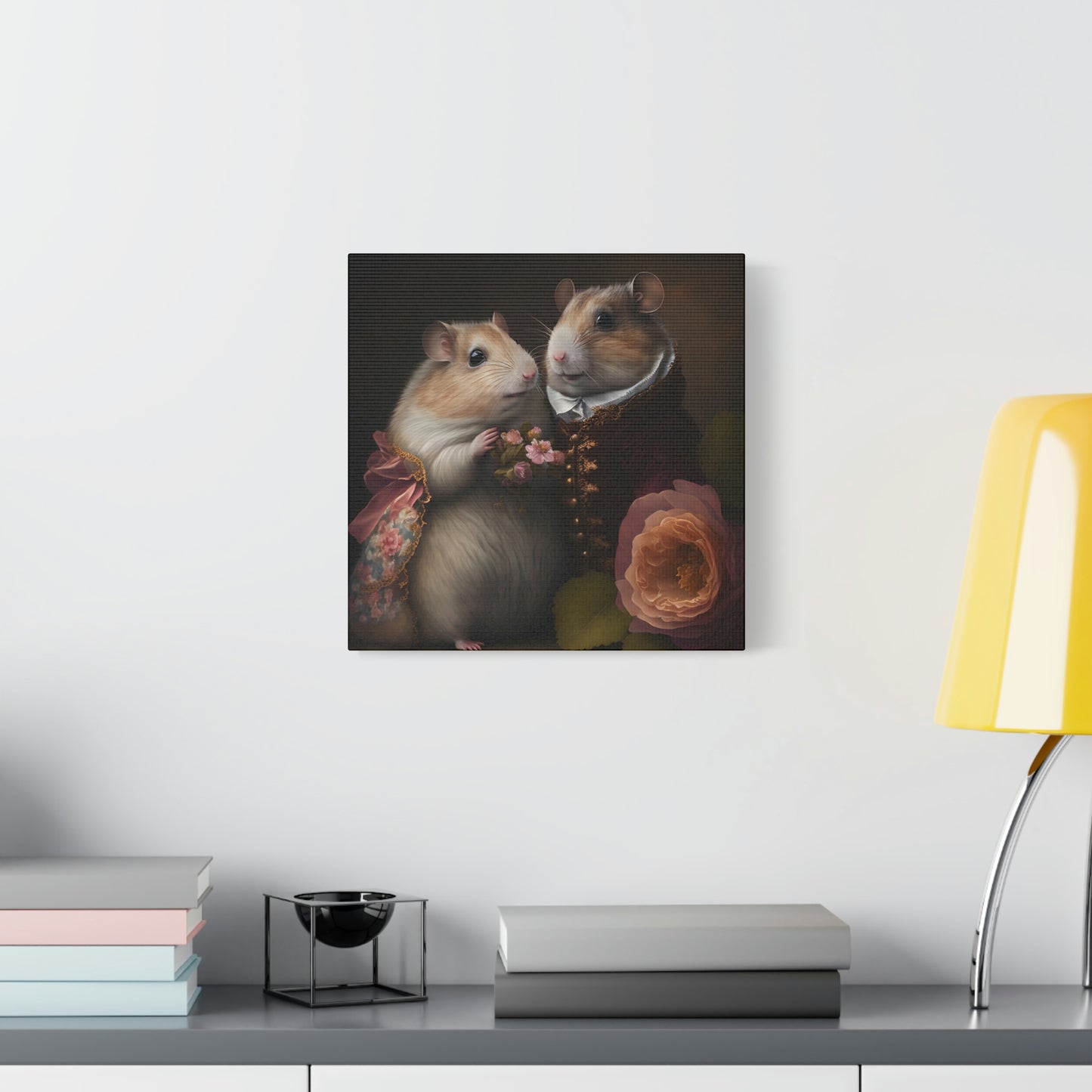 Mr. and Mrs. Whiskers - Matte Canvas, Stretched, 1.25"