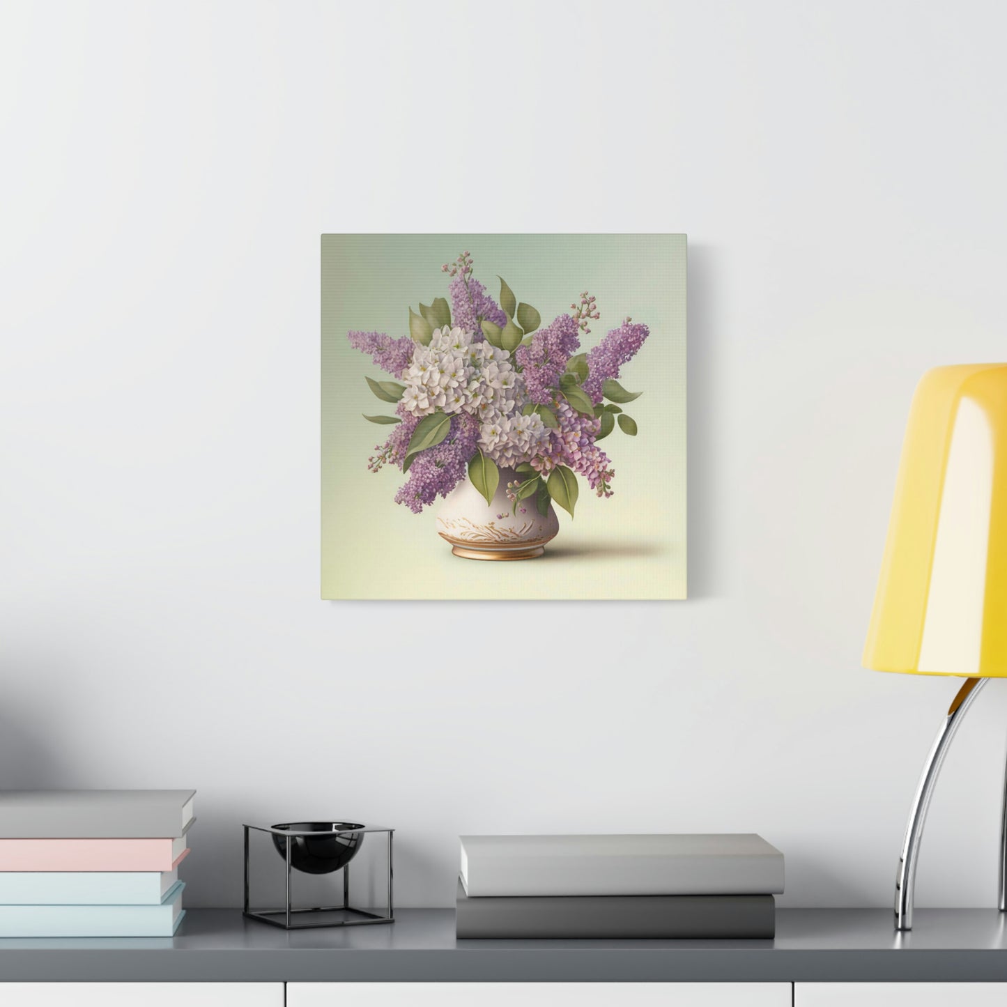 Lilacs In a Vase - Matte Canvas, Stretched, 1.25"
