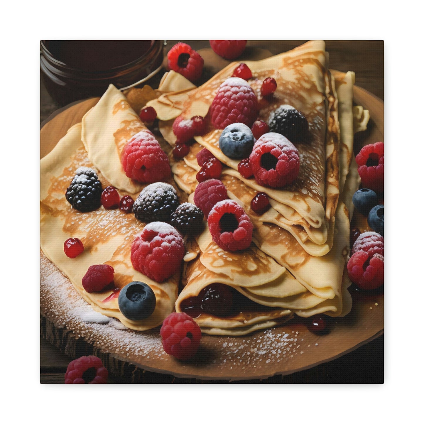 Village House Crepes - Matte Canvas, Stretched, 1.25"