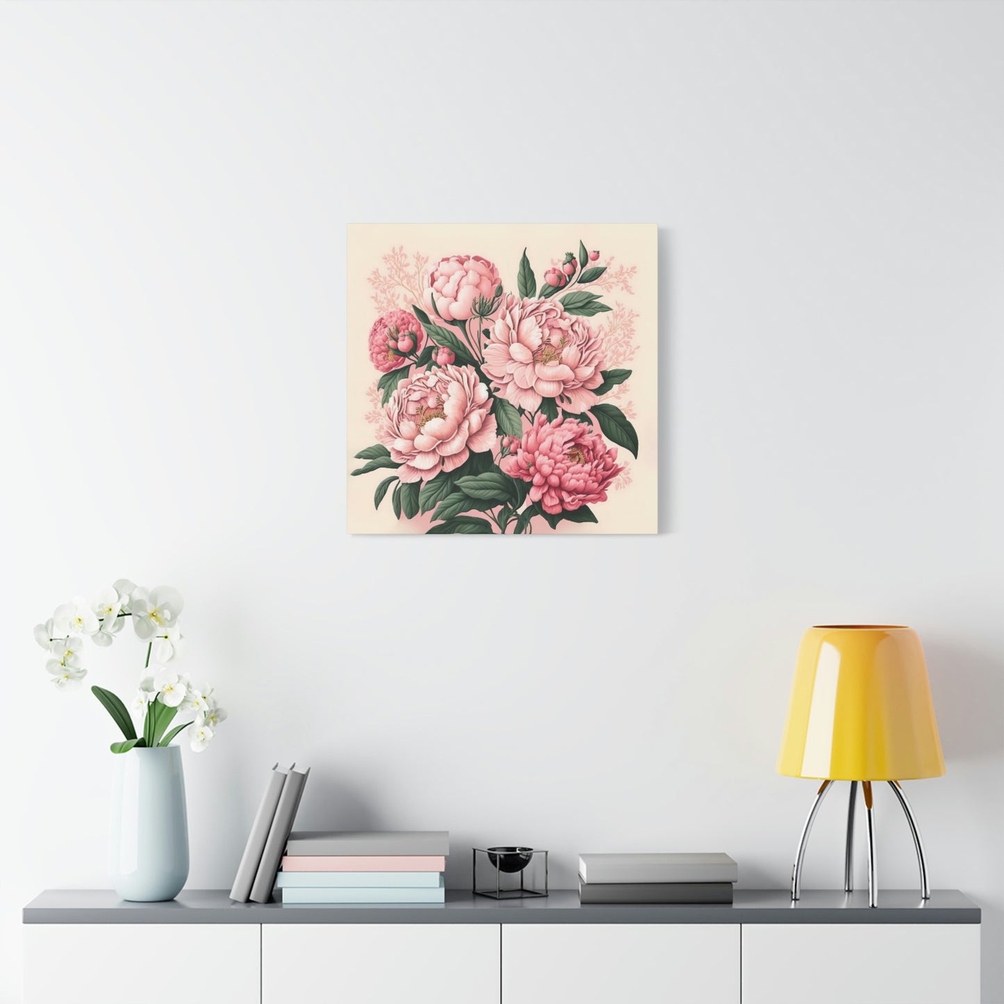 Pink Peony - Matte Canvas, Stretched, 1.25"