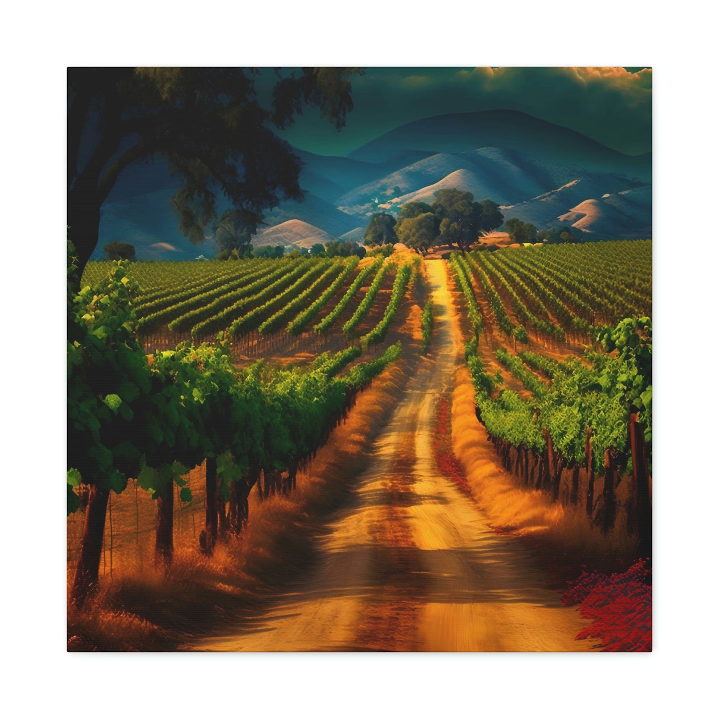 Vibrant Vineyards - Matte Canvas, Stretched, 1.25"