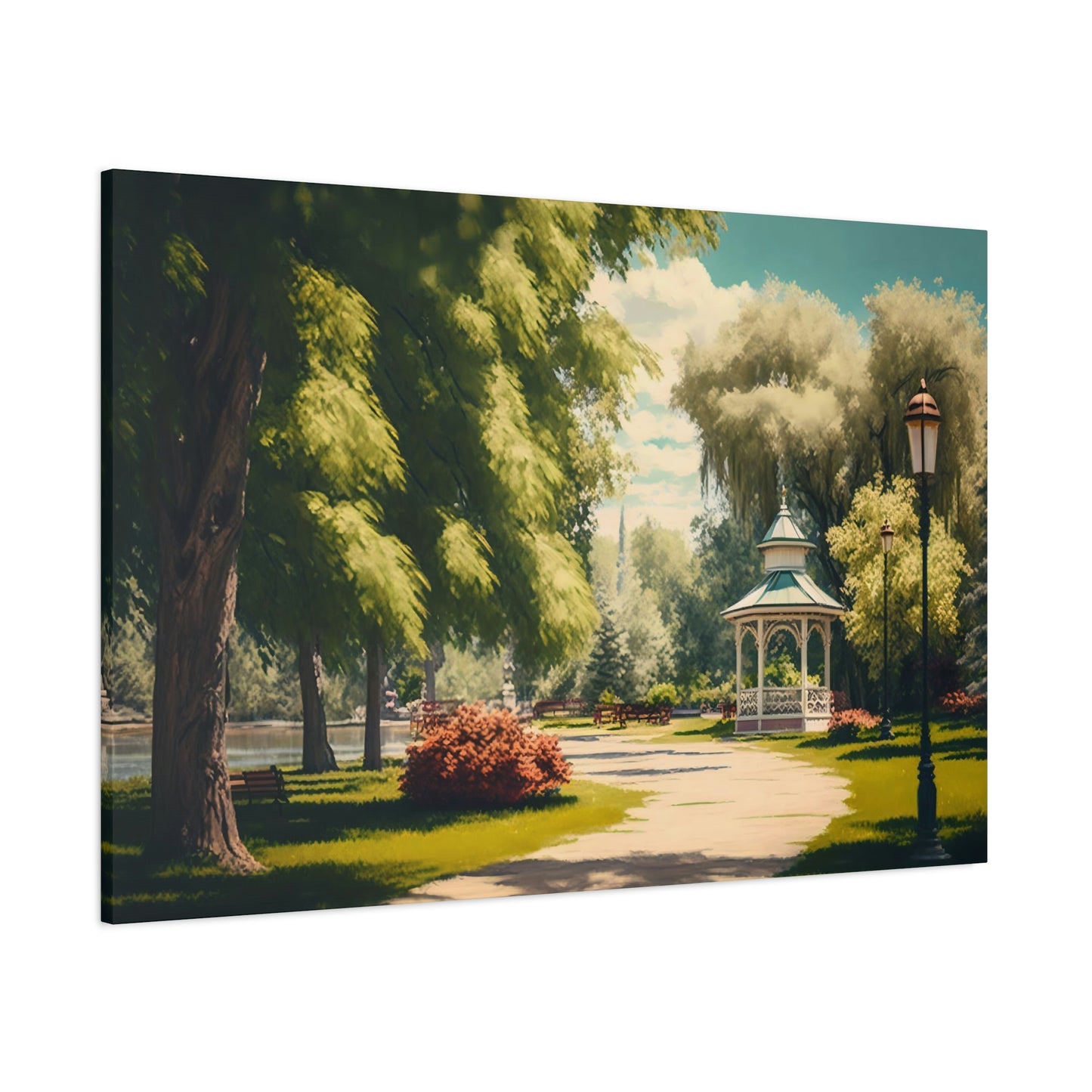 Summer Park - Matte Canvas, Stretched, 1.25"