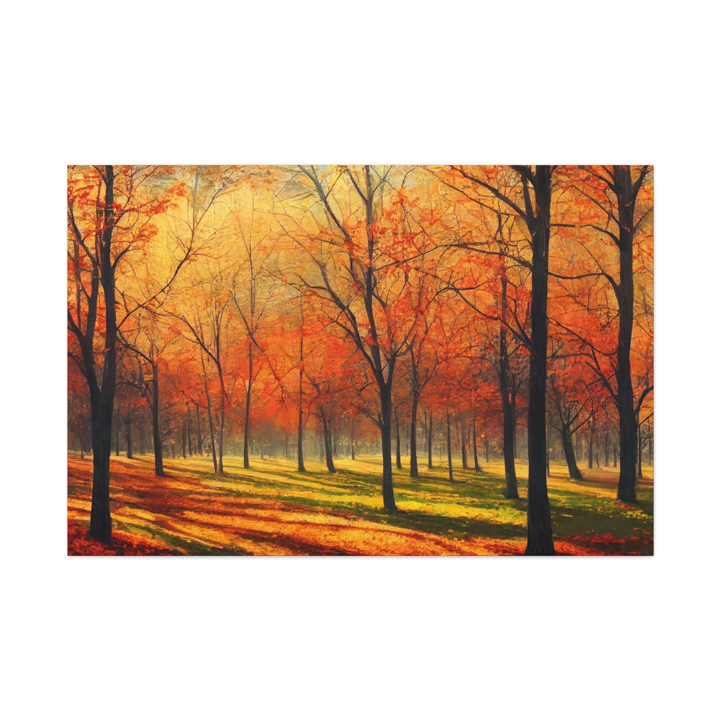 Gold and Green Rivalry - Matte Canvas, Stretched, 1.25"