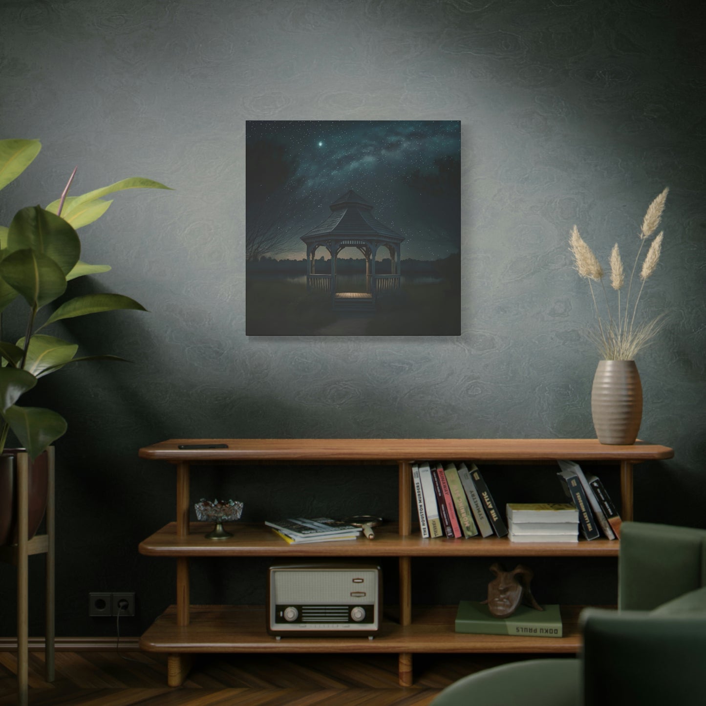 Gazebo Melancholy - Matte Canvas, Stretched, 1.25"