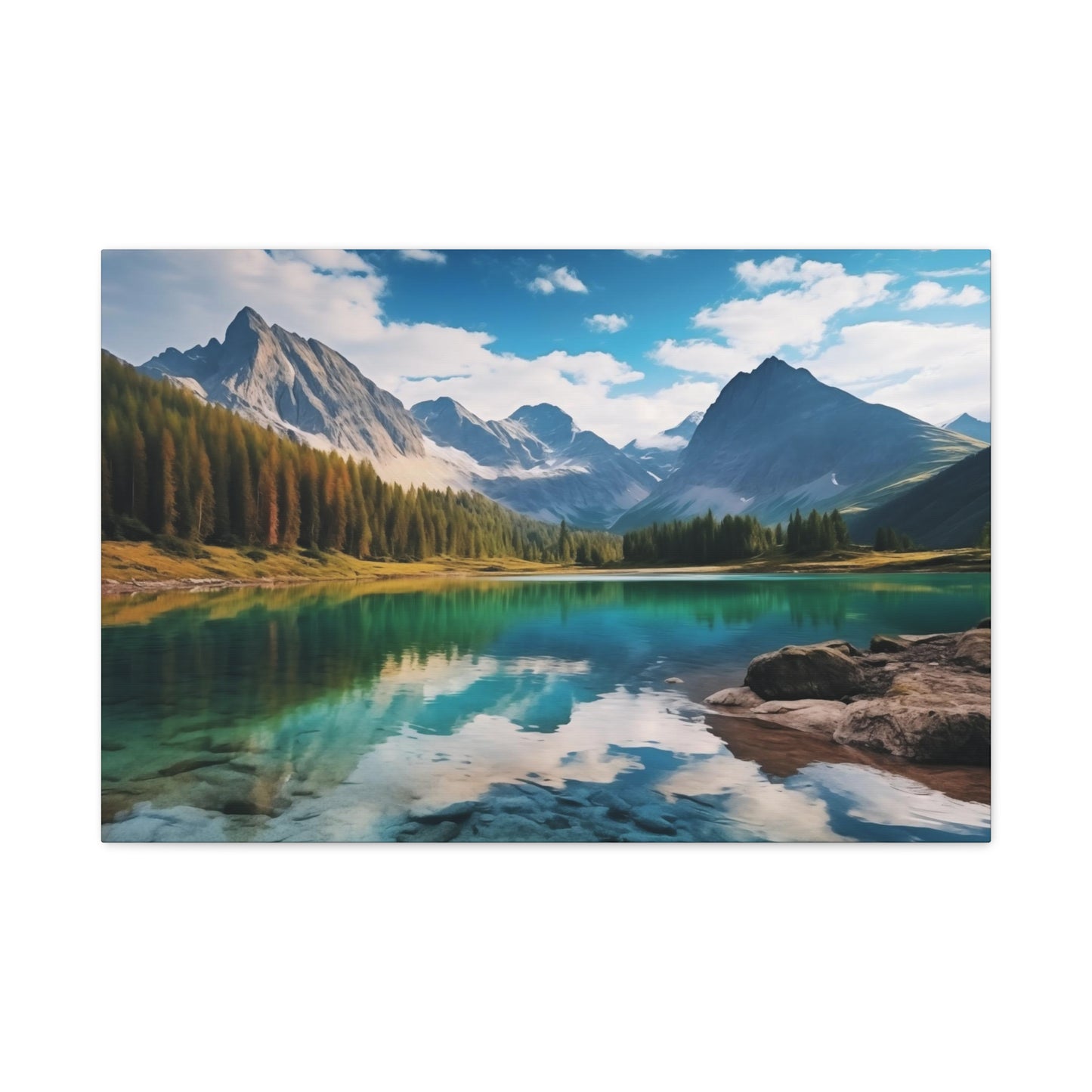 Bluelake Beauty - Matte Canvas, Stretched, 1.25"