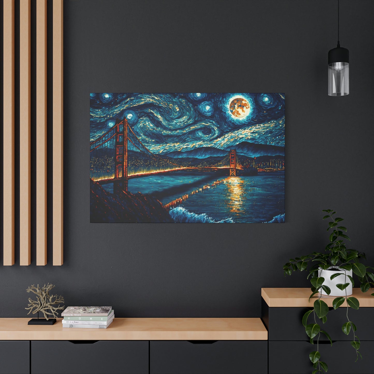 Starry Francisco - Matte Canvas, Stretched, 1.25"