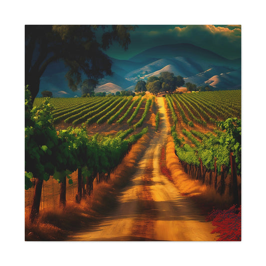 Vibrant Vineyards - Matte Canvas, Stretched, 1.25"